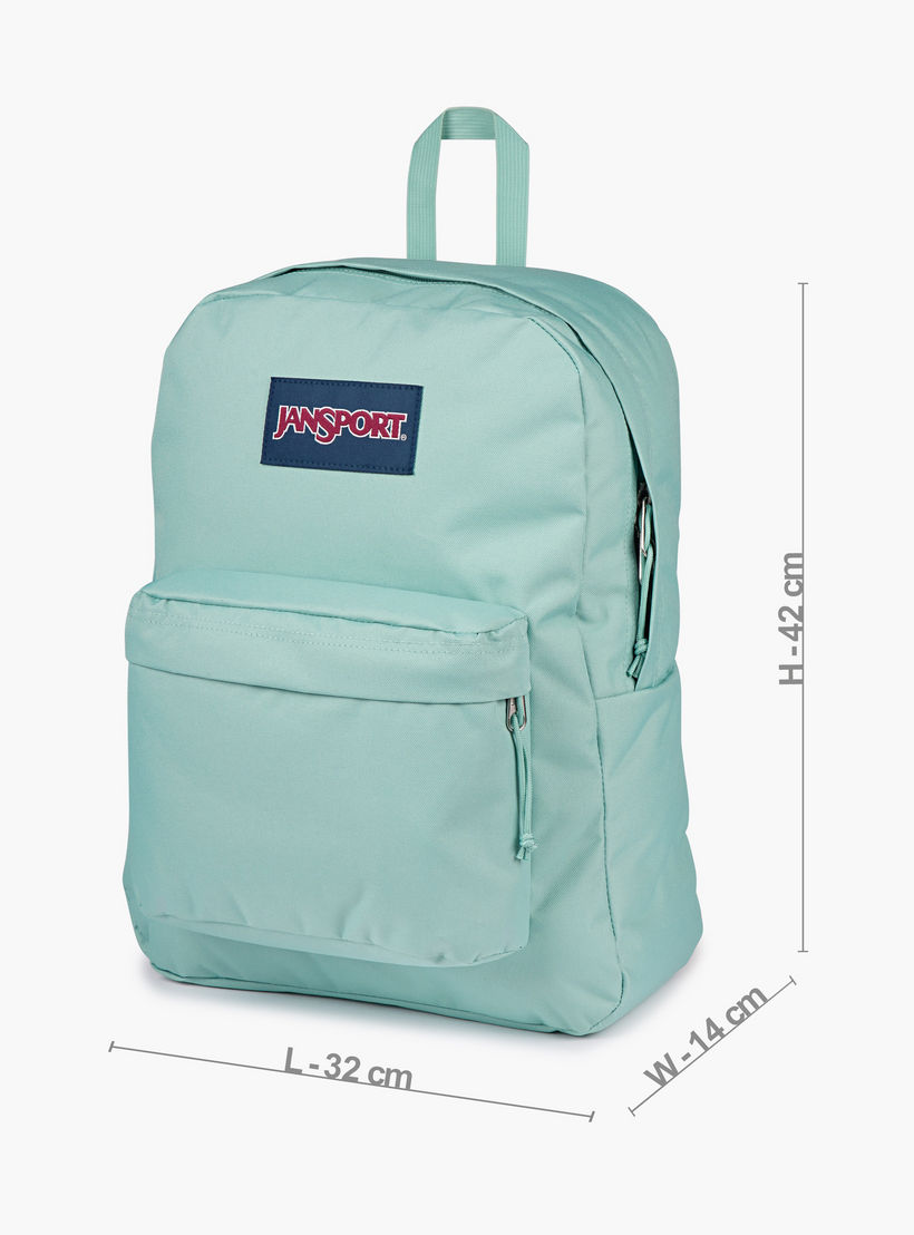 Jansport Solid Backpack with Adjustable Straps and Zip Closure - 14x32x42 cms-school-bagsandbackpacks-backpacks-image-4