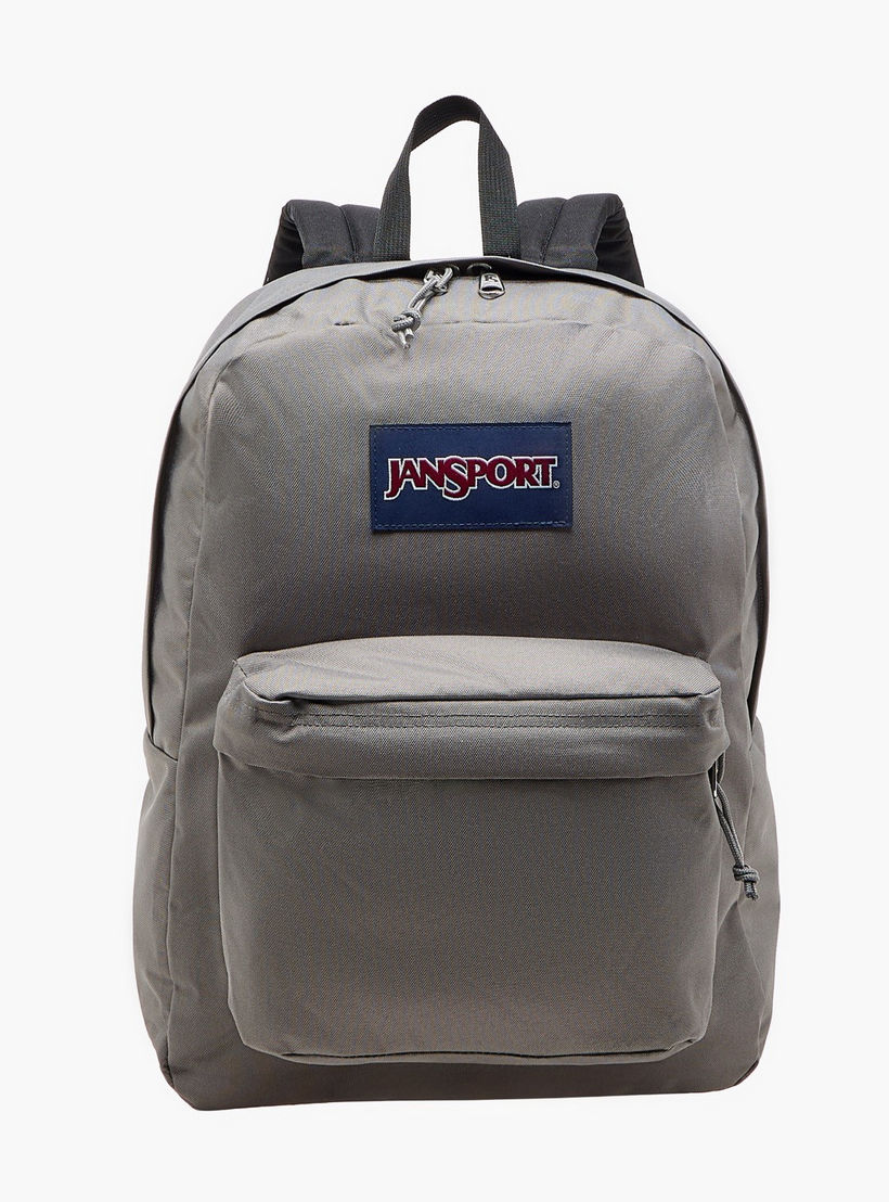 Jansport Solid Backpack with Padded Shoulder Straps - 14x32x42 cms-school-bagsandbackpacks-backpacks-image-1