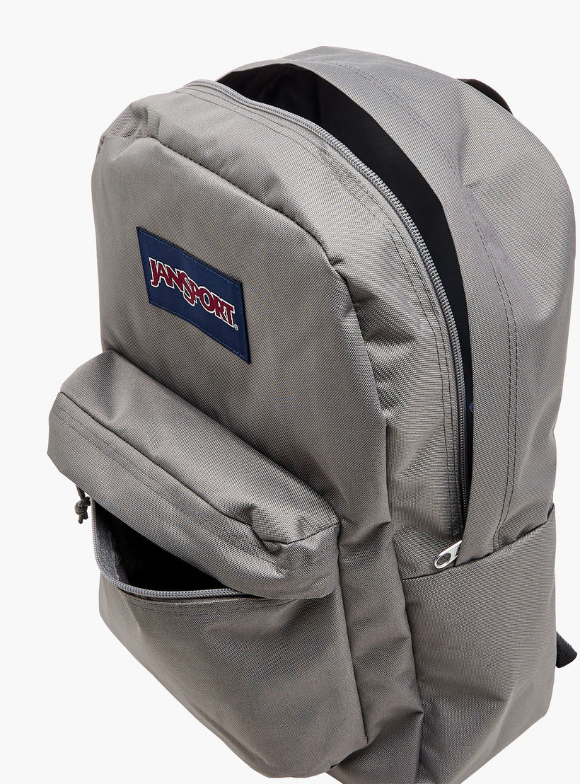Jansport Solid Backpack with Padded Shoulder Straps - 14x32x42 cms-school-bagsandbackpacks-backpacks-image-5