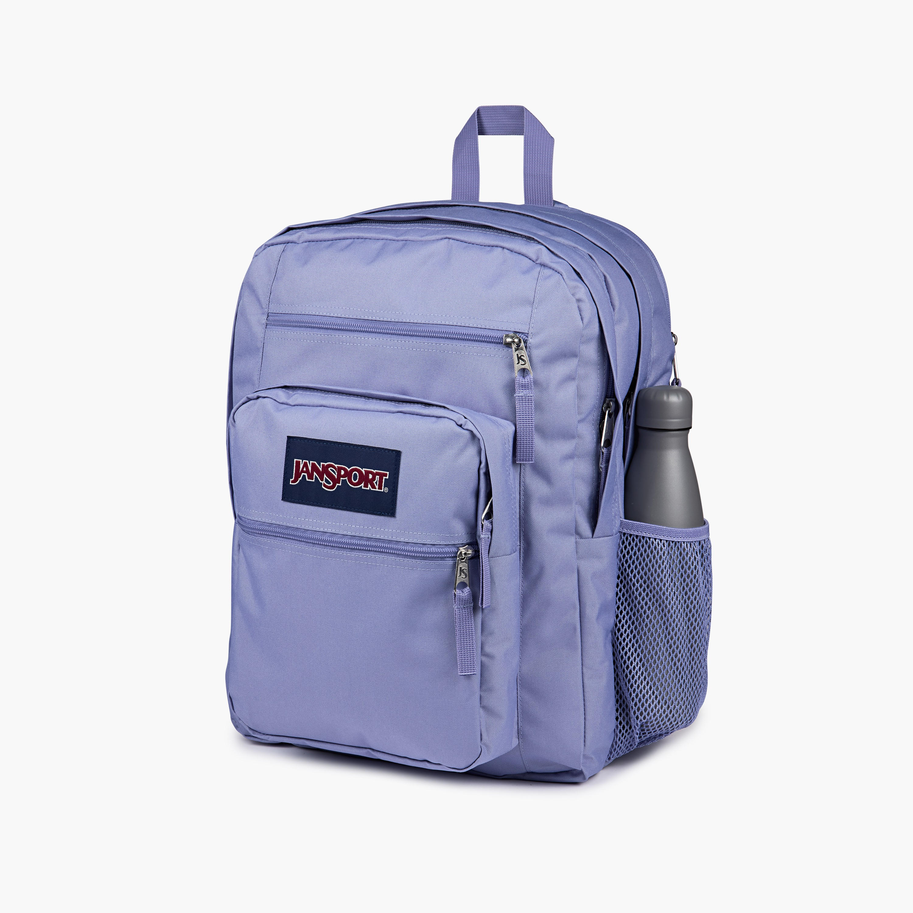 شنطة ظهر سادة بحمّالات قابلة للتعديل وسحاب إغلاق من جانسبورت - 19x33x44 سم-school-bagsandbackpacks-backpacks-image-4