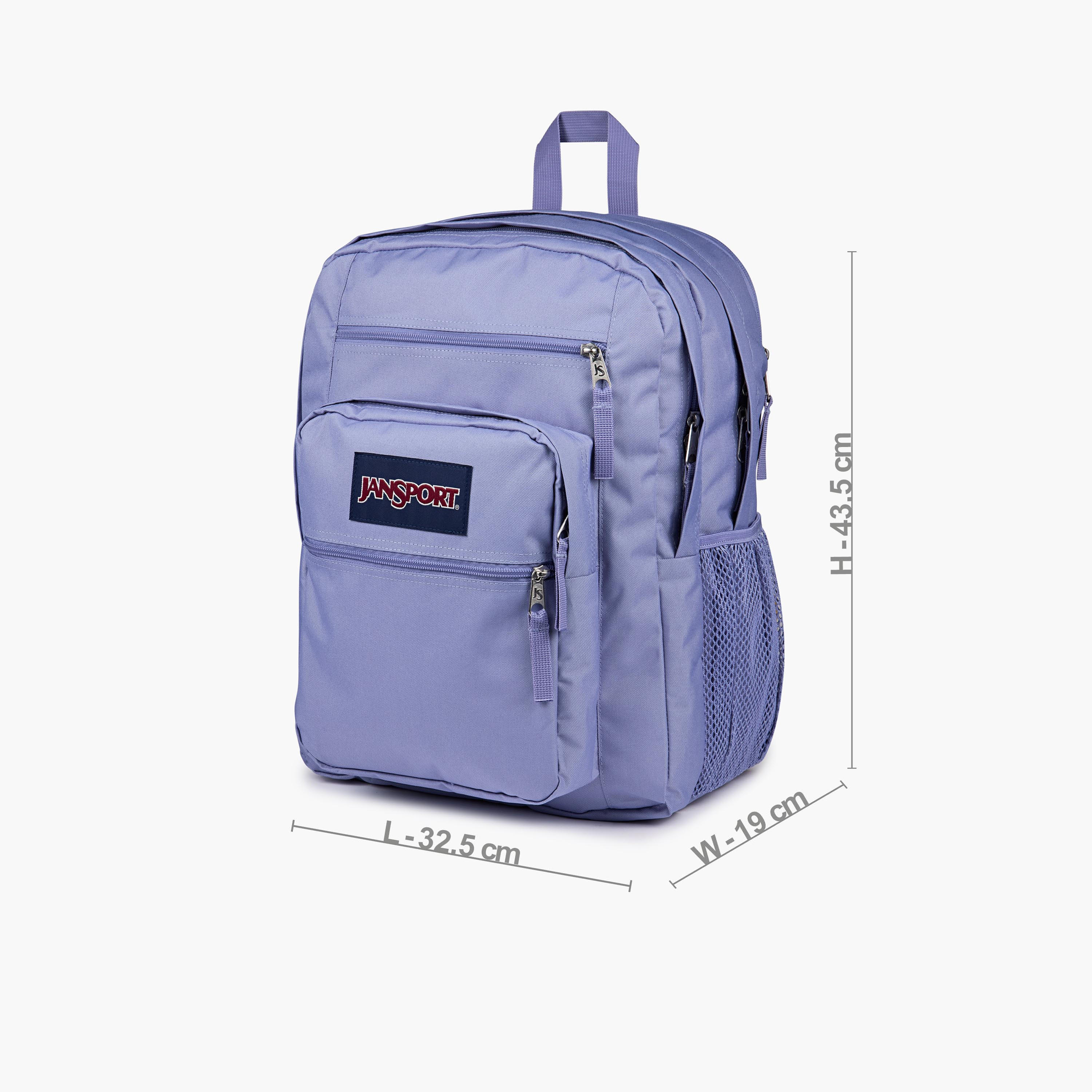 شنطة ظهر سادة بحمّالات قابلة للتعديل وسحاب إغلاق من جانسبورت - 19x33x44 سم-school-bagsandbackpacks-backpacks-image-8