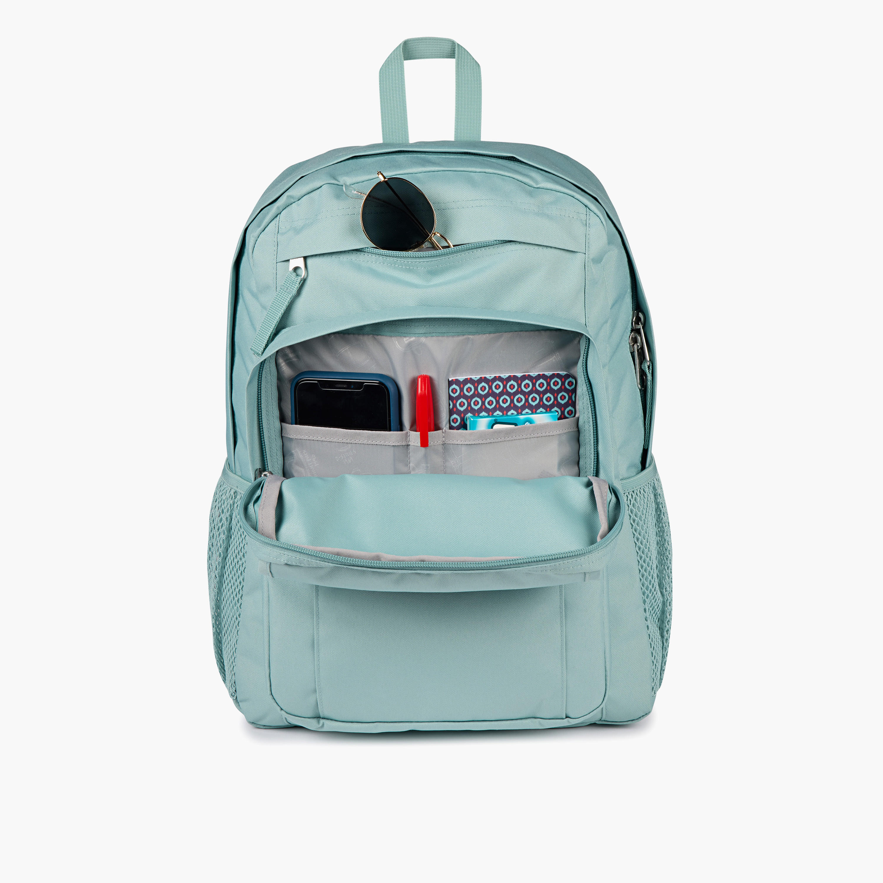 Jansport Solid Backpack with Adjustable Straps and Zip Closure - 14x32x42 cms-school-bagsandbackpacks-backpacks-image-6