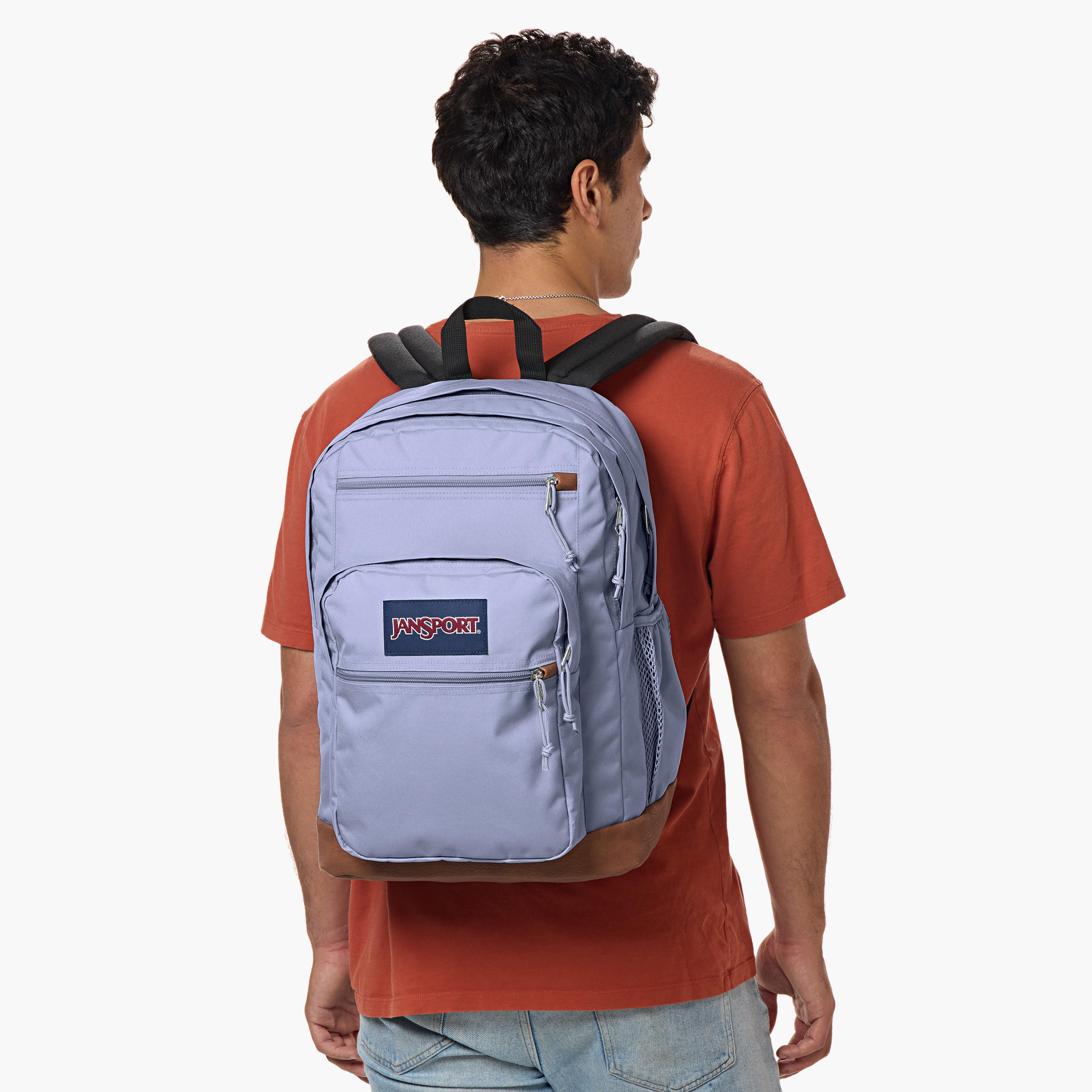 Jansport Solid Backpack with Adjustable Straps and Zip Closure - 21x31x44 cms-school-bagsandbackpacks-backpacks-image-2