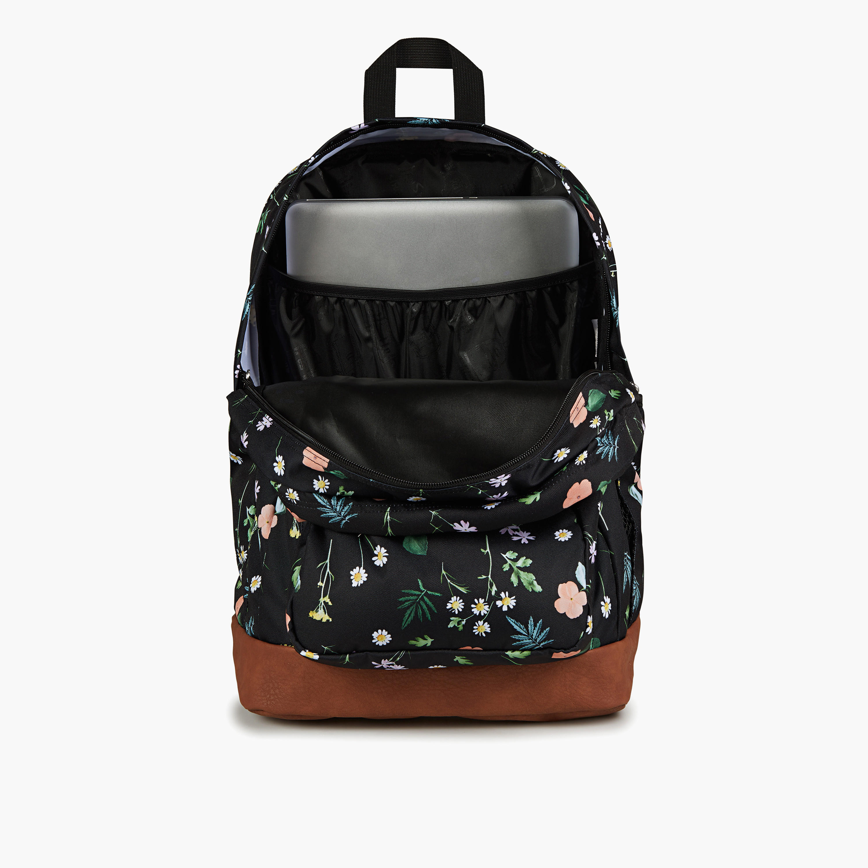 Jansport Floral Print Backpack with Adjustable Straps and Zip Closure - 21x31x44 cms-school-bagsandbackpacks-backpacks-image-5