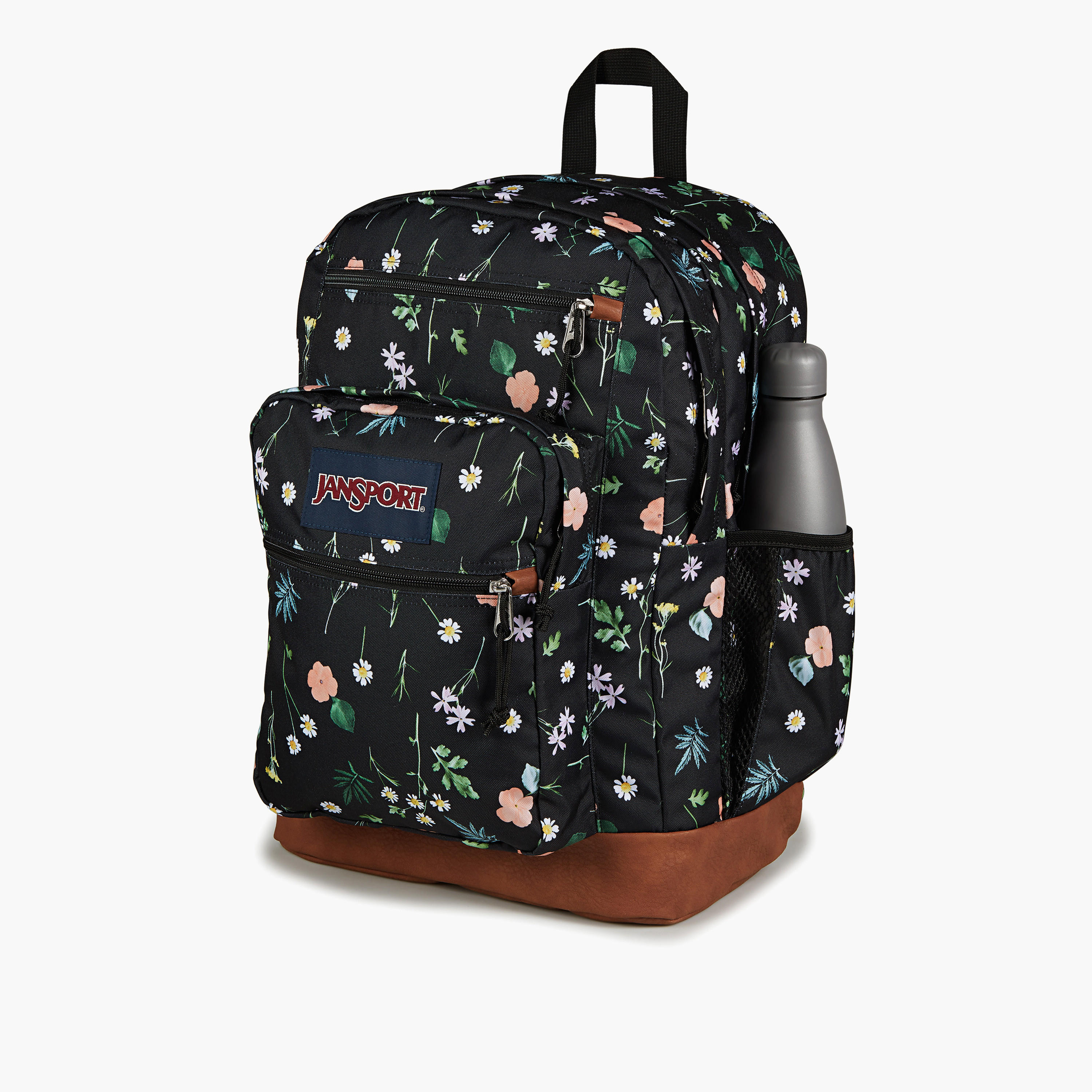 Jansport Floral Print Backpack with Adjustable Straps and Zip Closure - 21x31x44 cms-school-bagsandbackpacks-backpacks-image-6