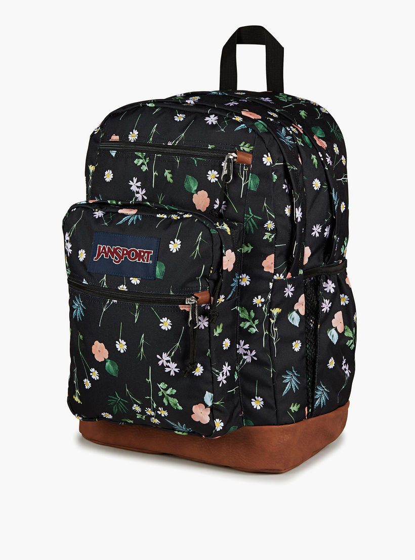 Jansport Floral Print Backpack with Adjustable Straps and Zip Closure - 21x31x44 cms-school-bagsandbackpacks-backpacks-image-8