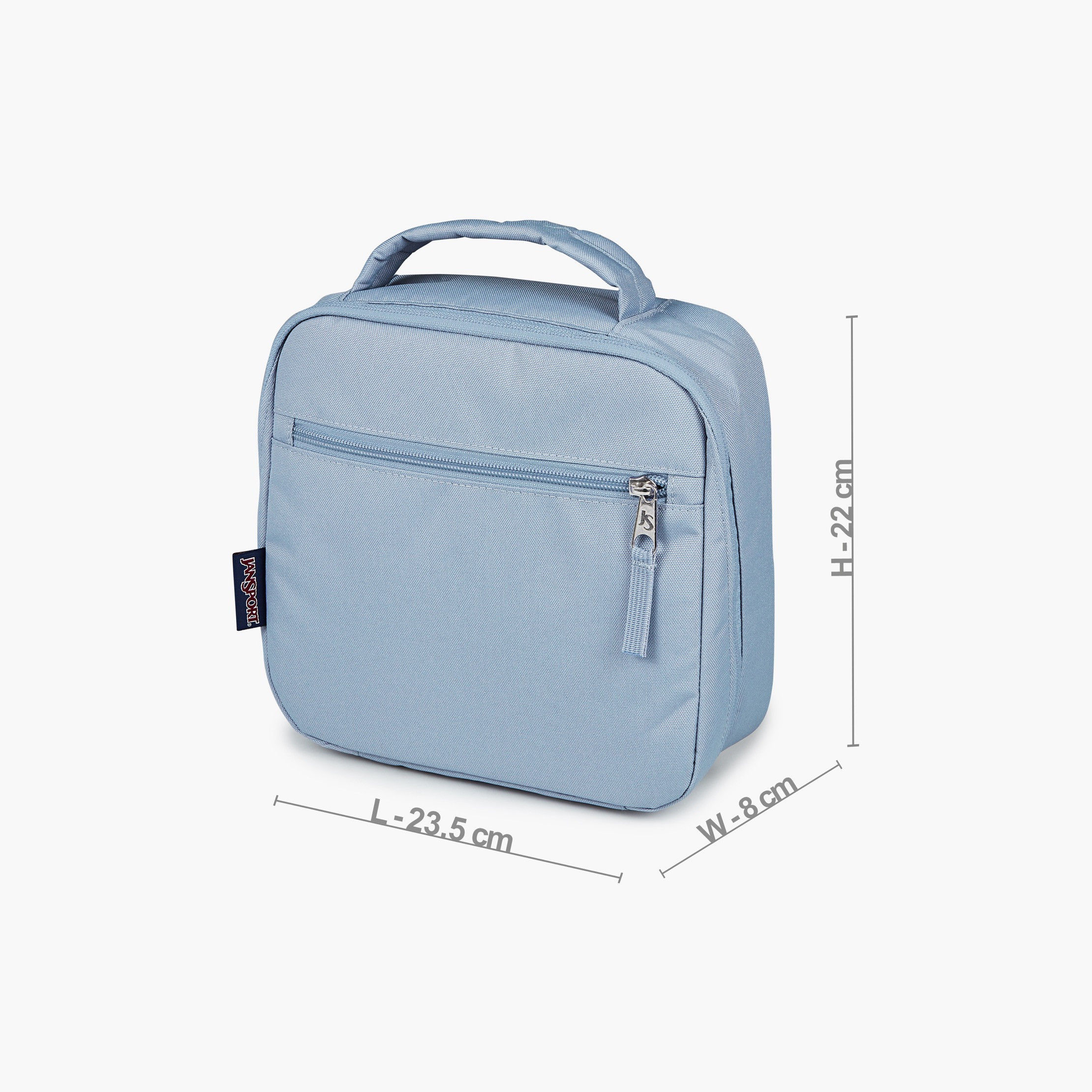 Jansport Solid Insulated Lunch Bag with Handle and Zip Closure-school-lunchessentials-lunchbags-image-6