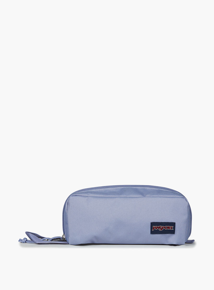 مقلمة سادة مع سحّاب إغلاق من جانسبورت-school-stationery-pencilcases-image-1