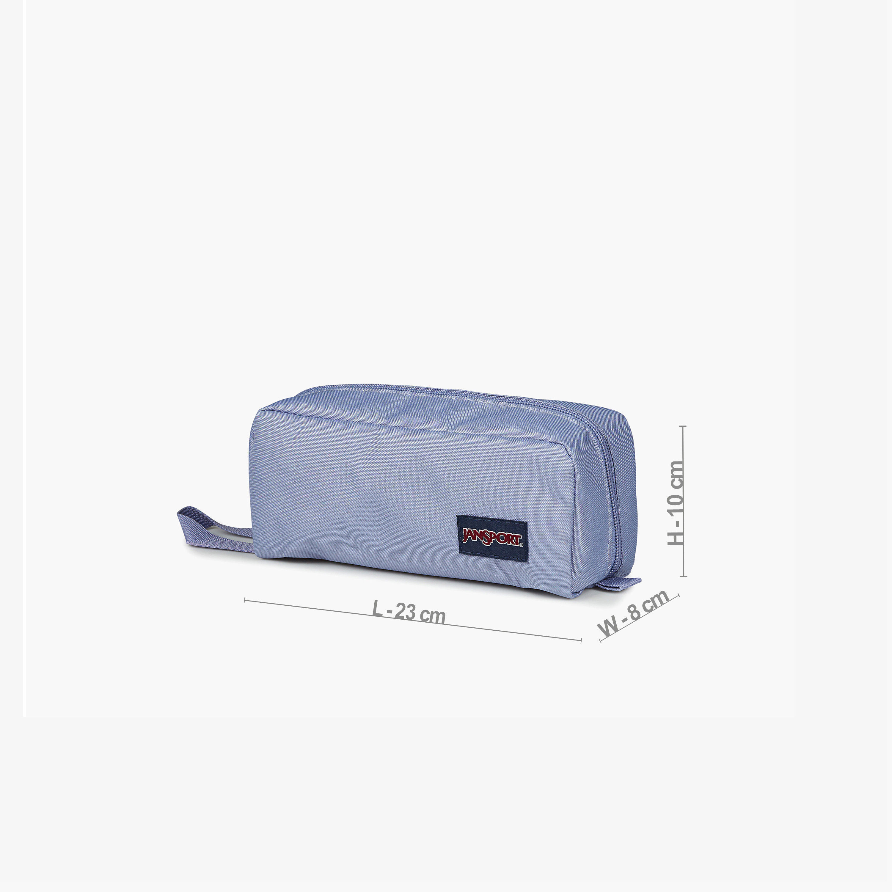 مقلمة سادة مع سحّاب إغلاق من جانسبورت-school-stationery-pencilcases-image-10