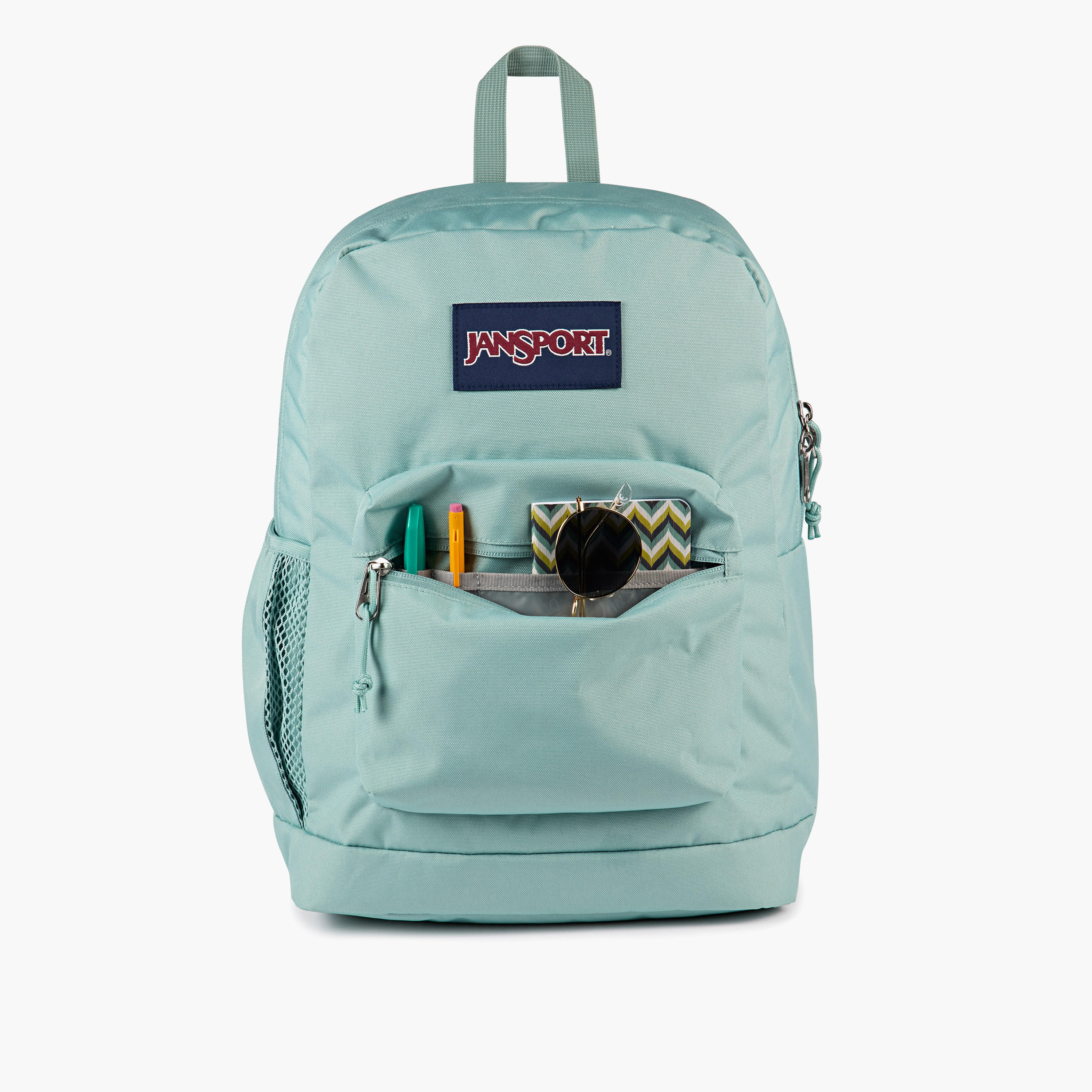 Jansport Solid Backpack with Adjustable Straps and Zip Closure - 15x32x42 cms-school-bagsandbackpacks-backpacks-image-4