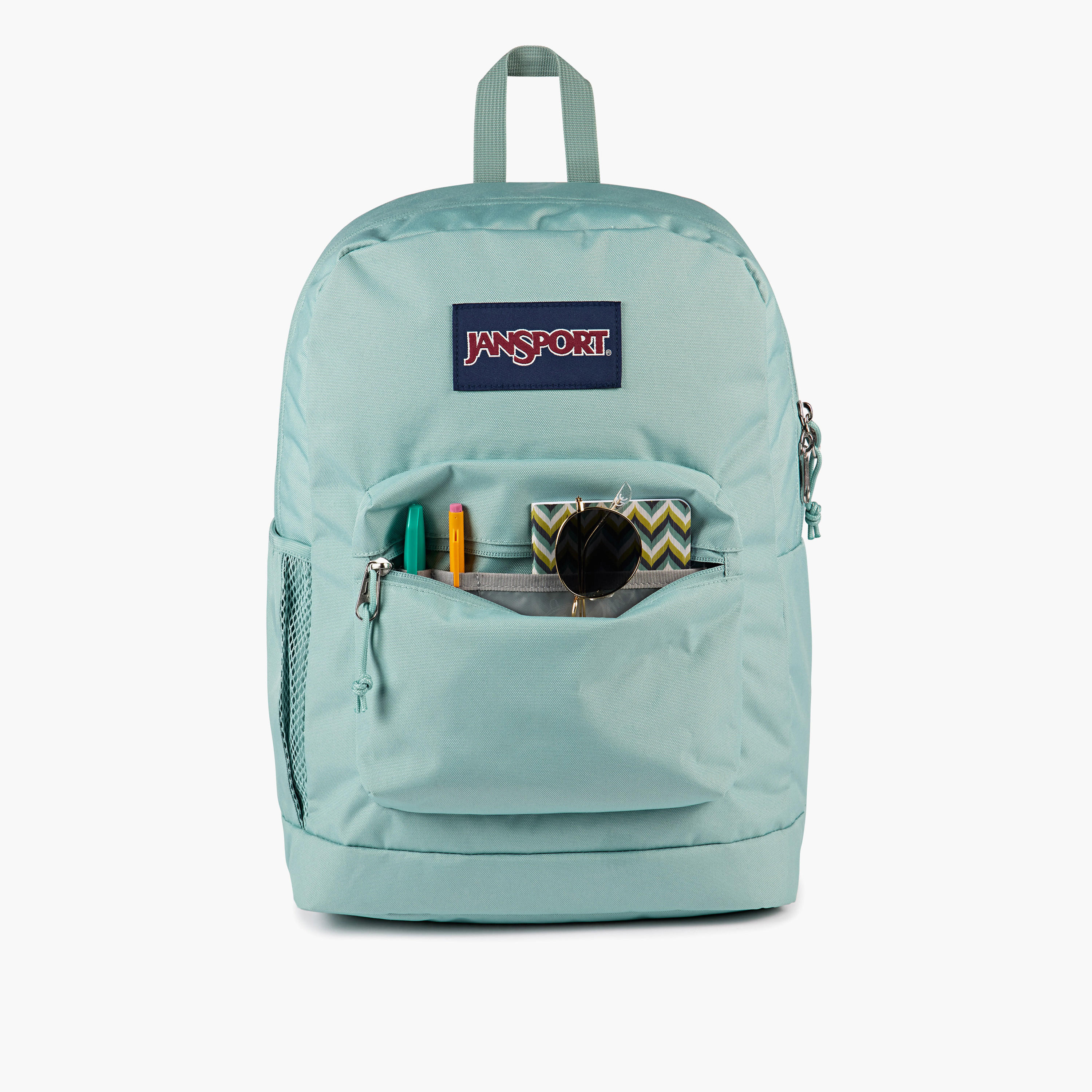 Jansport Solid Backpack with Adjustable Straps and Zip Closure - 15x32x42 cms-school-bagsandbackpacks-backpacks-image-6