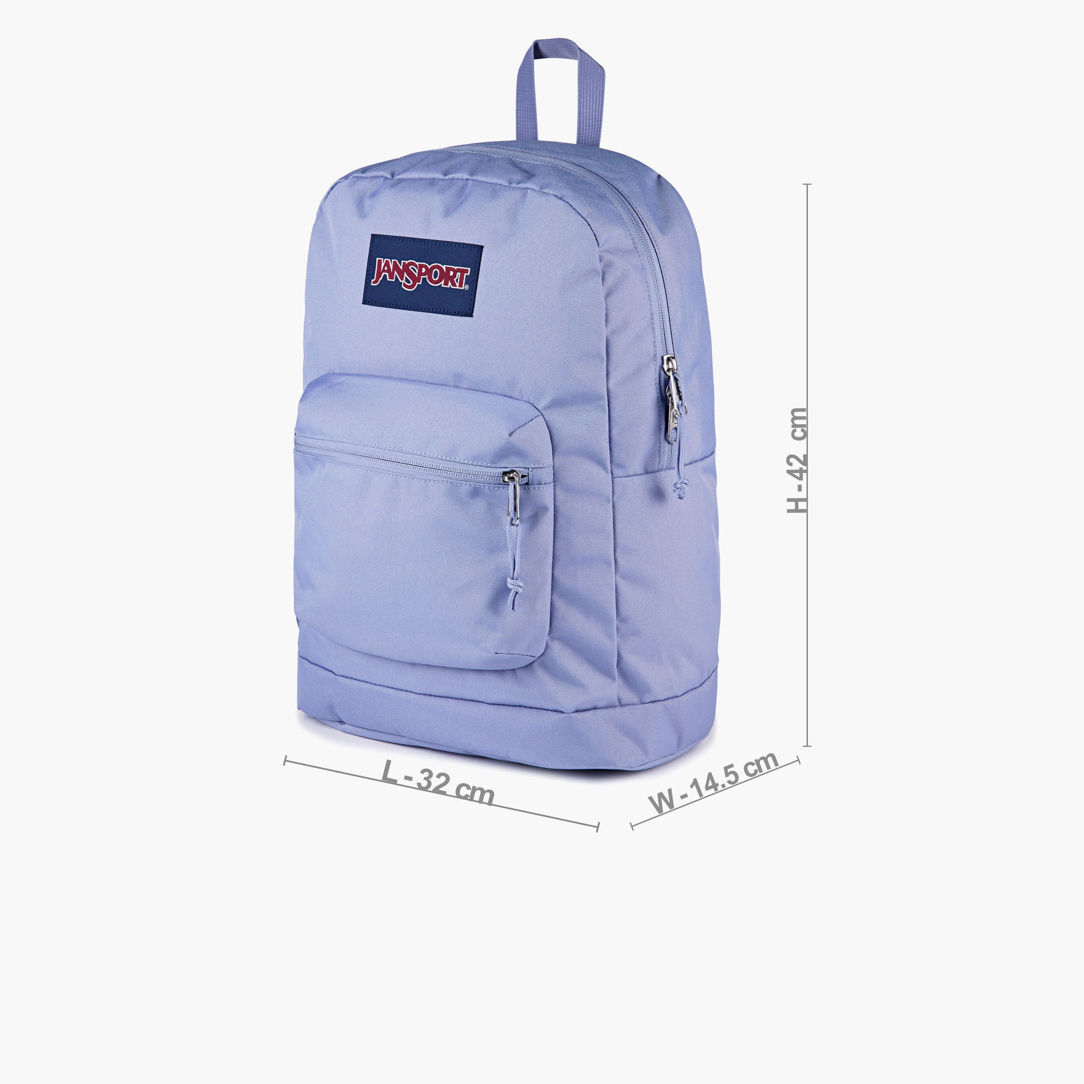 Jansport Solid Backpack with Adjustable Straps and Zip Closure - 15x32x42 cms-school-bagsandbackpacks-backpacks-image-8