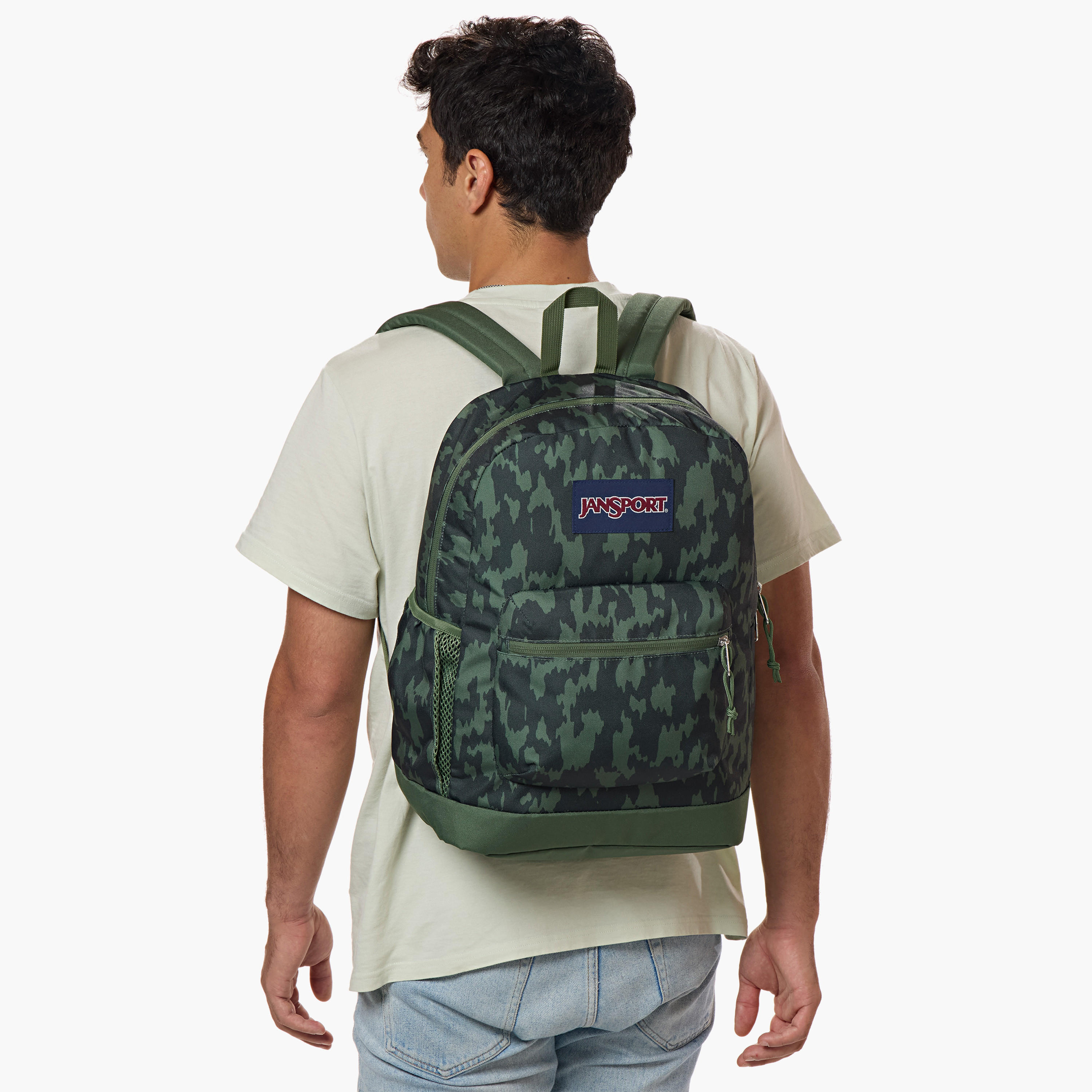 Jansport Printed Backpack with Adjustable Straps and Zip Closure - 15x32x42 cms-school-bagsandbackpacks-backpacks-image-2