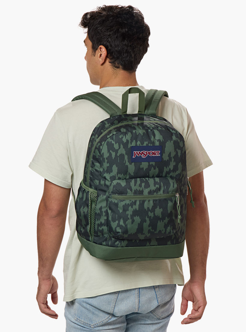 Jansport Printed Backpack with Adjustable Straps and Zip Closure - 15x32x42 cms-school-bagsandbackpacks-backpacks-image-2