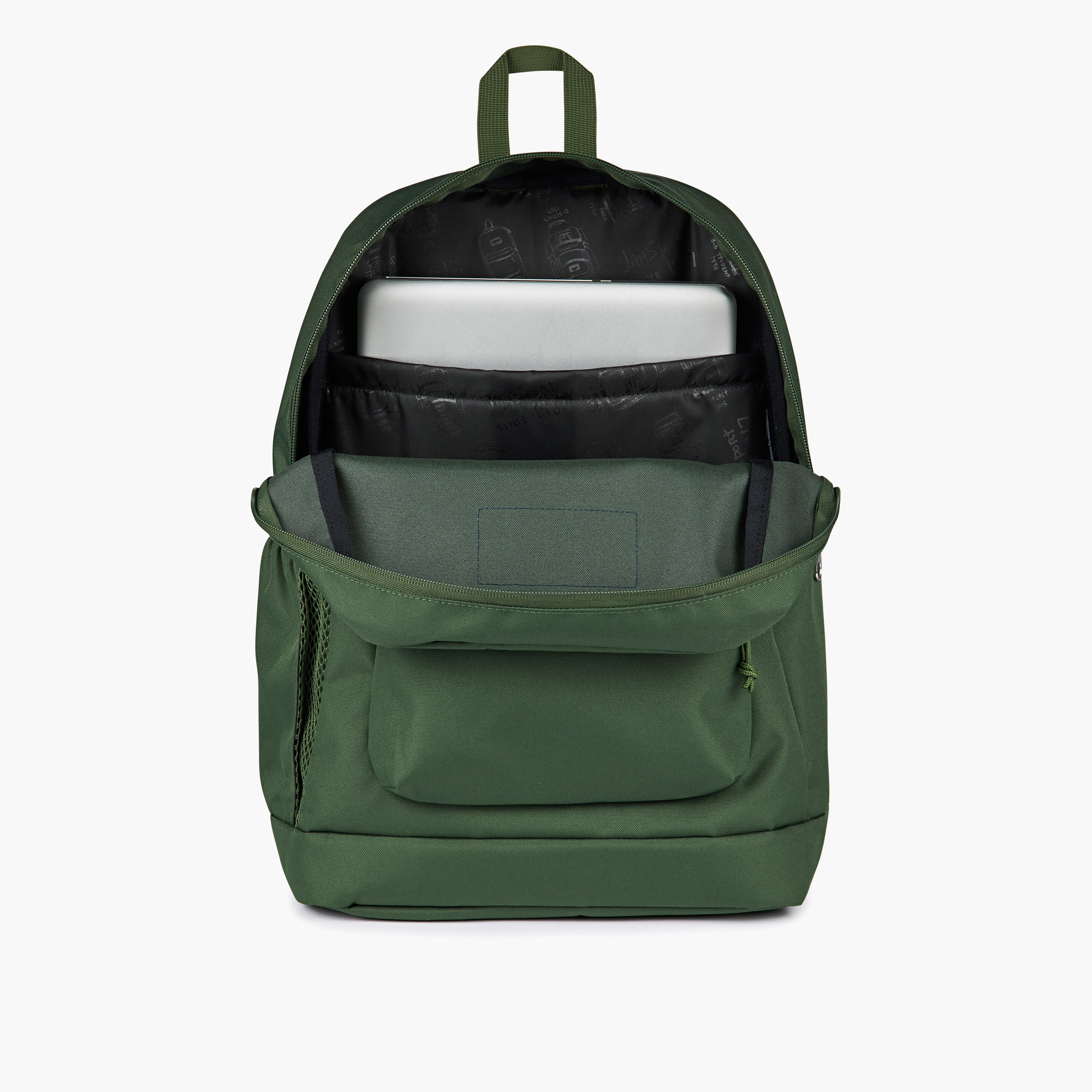 Jansport Solid Backpack with Adjustable Straps and Zip Closure - 15x32x42 cms-school-bagsandbackpacks-backpacks-image-5