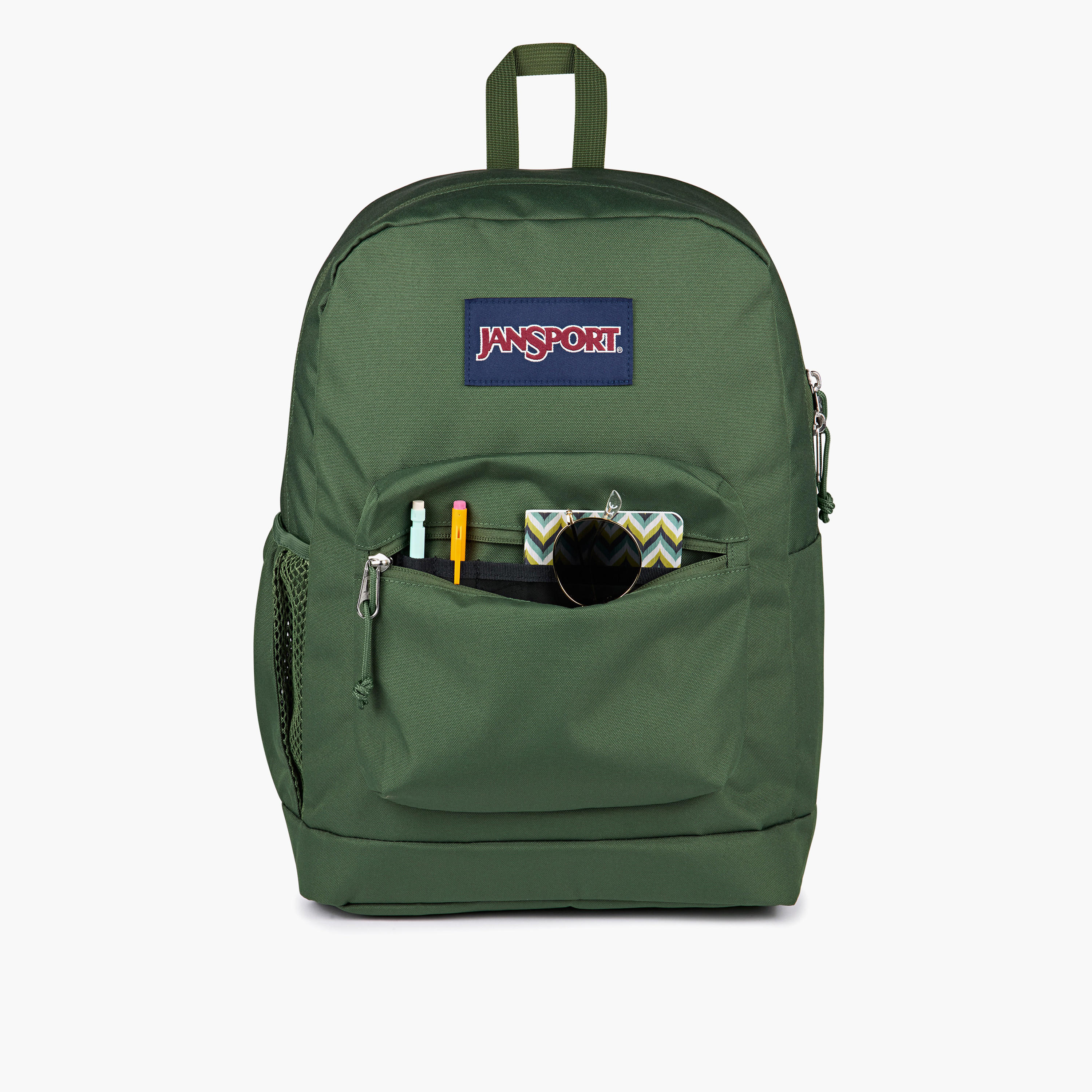 Jansport Solid Backpack with Adjustable Straps and Zip Closure - 15x32x42 cms-school-bagsandbackpacks-backpacks-image-6