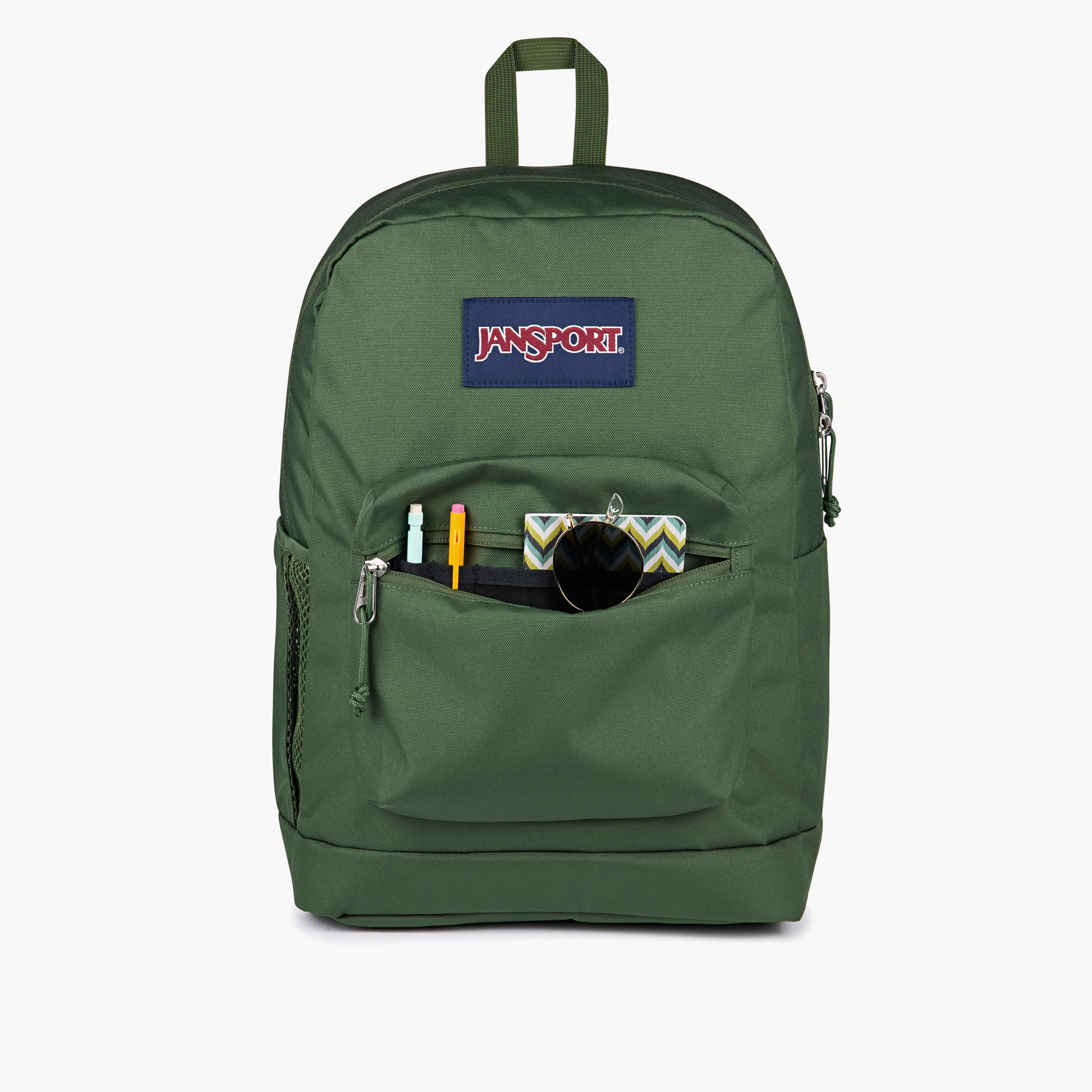 شنطة ظهر سادة بسحّاب إغلاق وأحزمة قابلة للتعديل من جانسبورت - 15×32×42 سم-school-bagsandbackpacks-backpacks-image-6