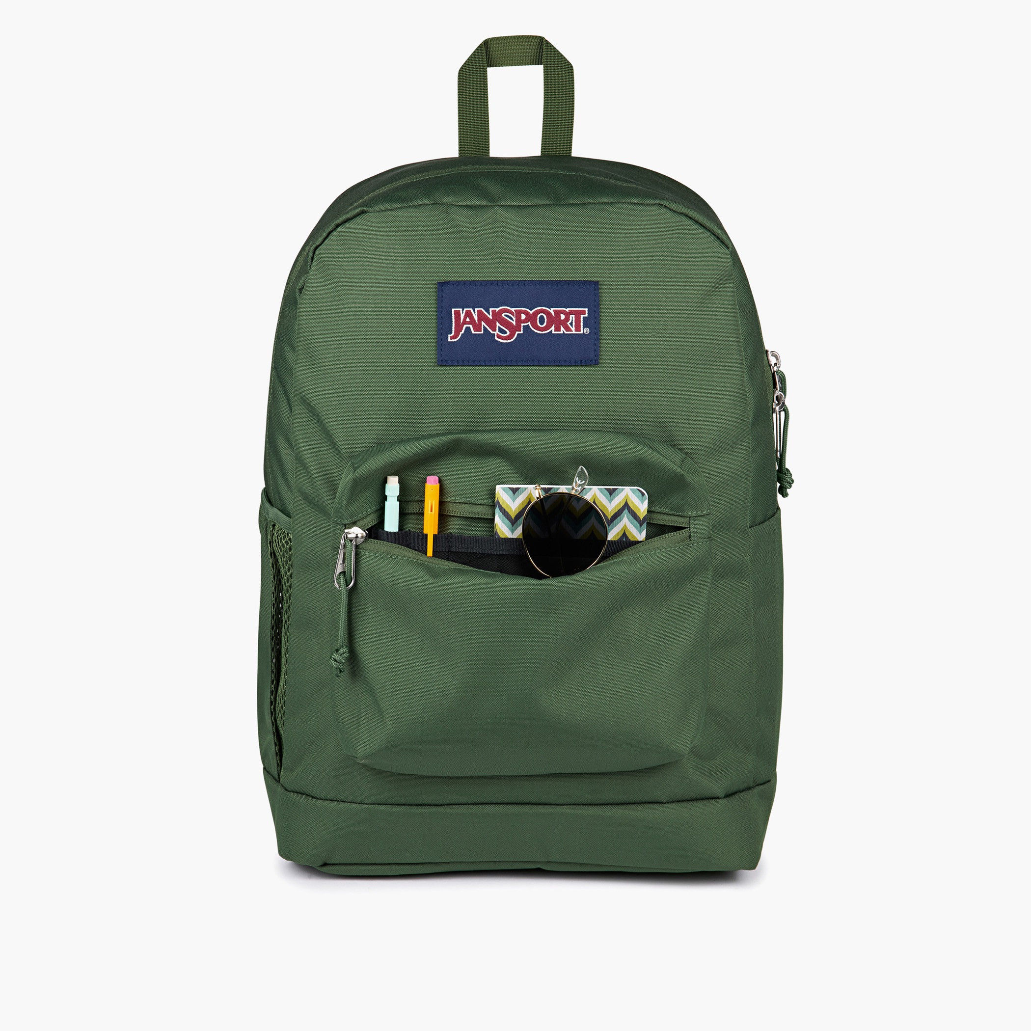 Jansport Solid Backpack with Adjustable Straps and Zip Closure - 15x32x42 cms-school-bagsandbackpacks-backpacks-image-24