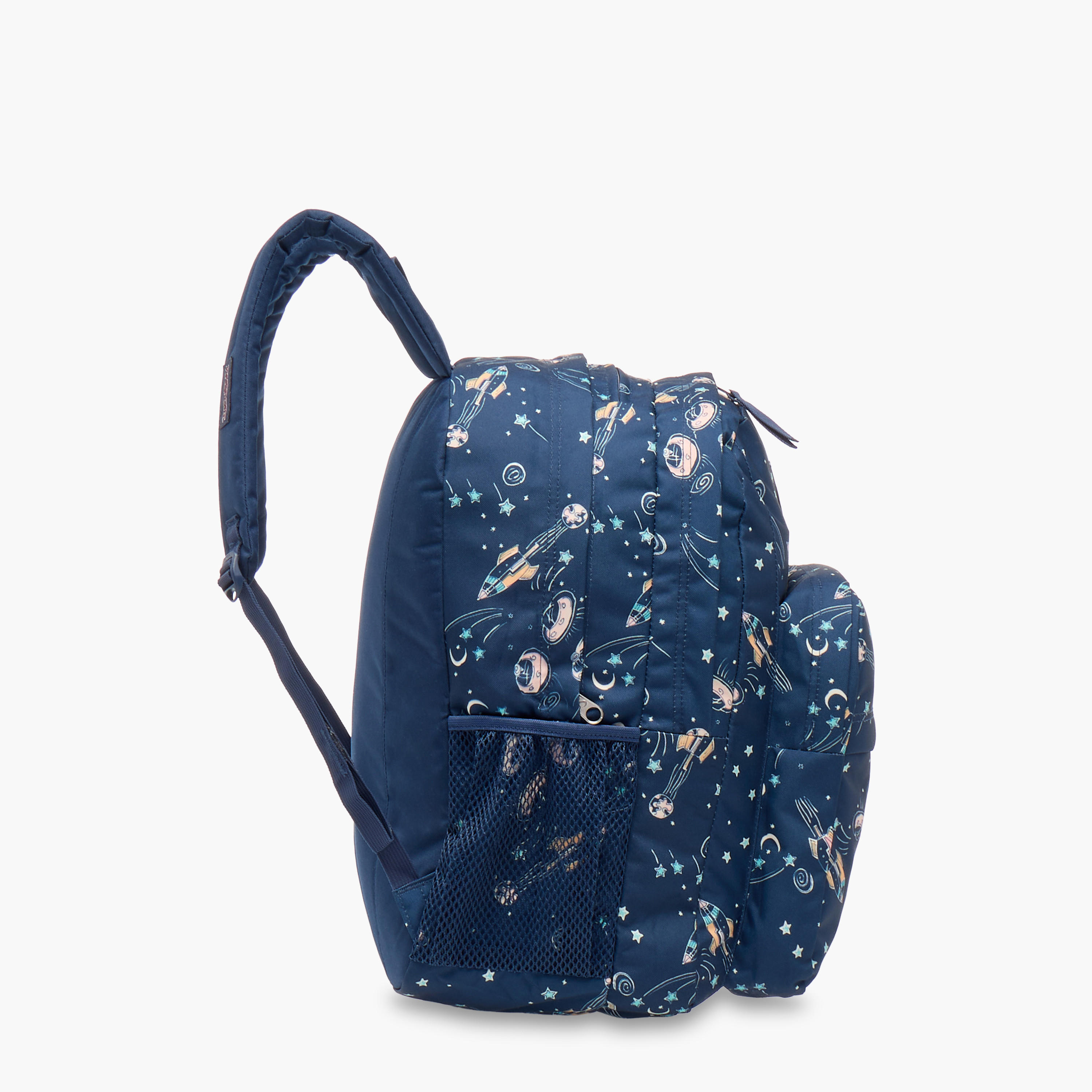 Jansport Spaceship Print Backpack with Padded Shoulder Straps - 19x33x33cms-school-bagsandbackpacks-backpacks-image-3