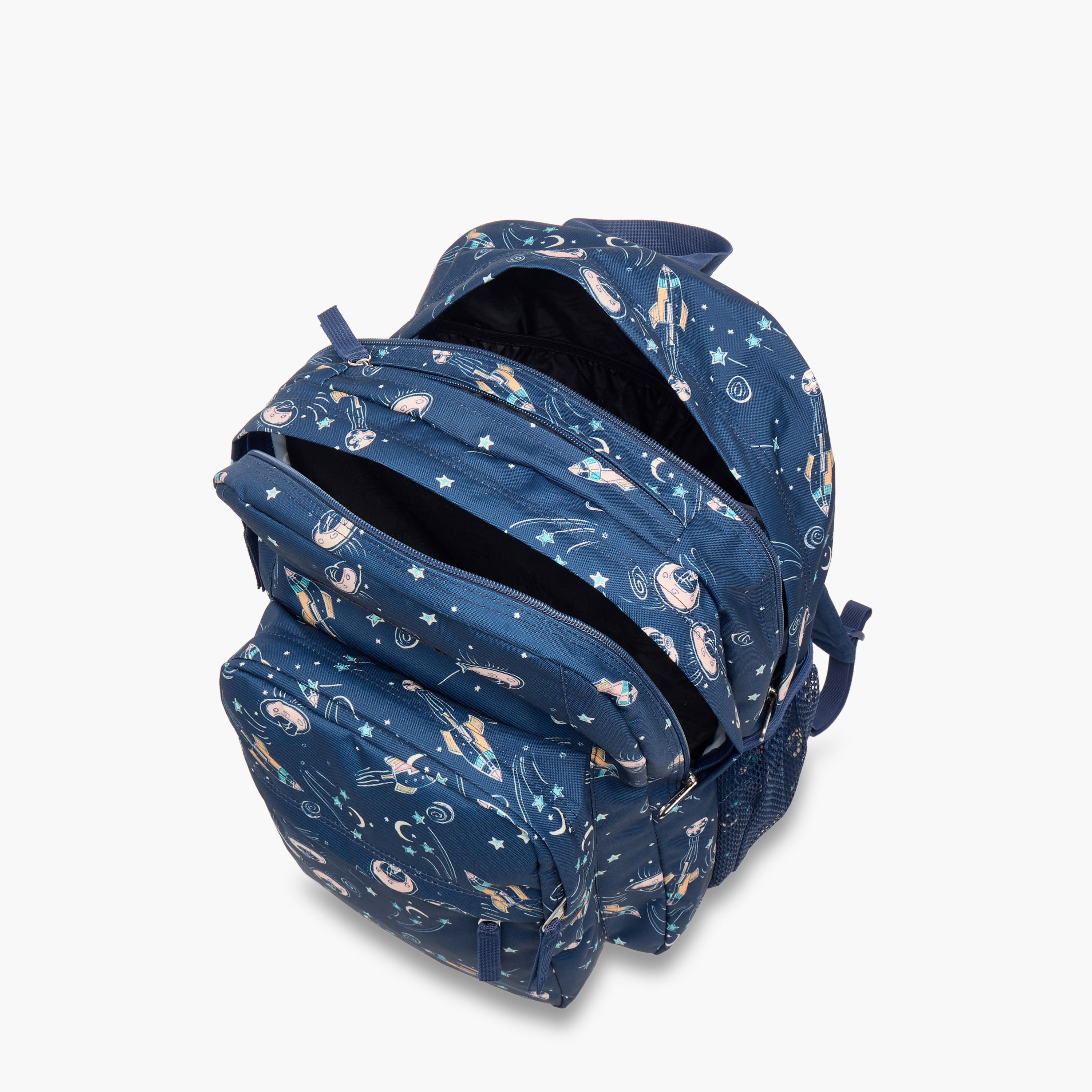 Jansport Spaceship Print Backpack with Padded Shoulder Straps - 19x33x33cms-school-bagsandbackpacks-backpacks-image-7