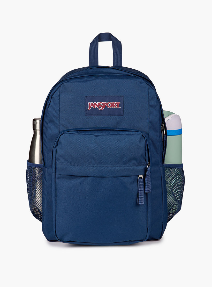 شنطة ظهر سادة بحمالات قابلة للتعديل وسحاب إغلاق من جانسبورت - 19x33x5 سم-school-bagsandbackpacks-backpacks-image-3