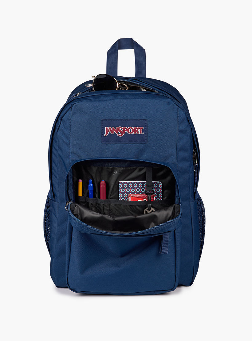 شنطة ظهر سادة بحمالات قابلة للتعديل وسحاب إغلاق من جانسبورت - 19x33x5 سم-school-bagsandbackpacks-backpacks-image-5