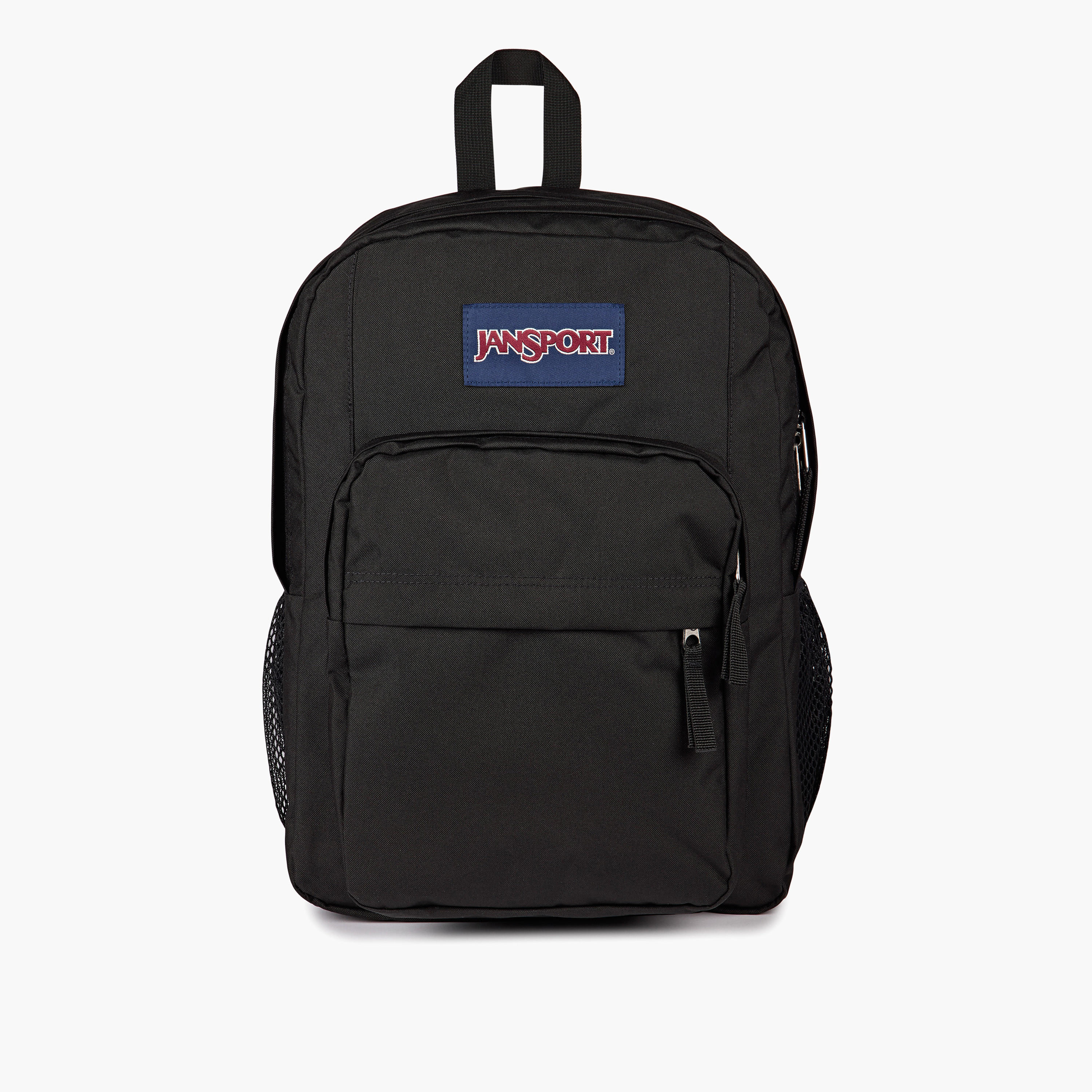 Jansport Solid Backpack with Adjustable Straps and Zip Closure - 19x33x5 cms-school-bagsandbackpacks-backpacks-image-1