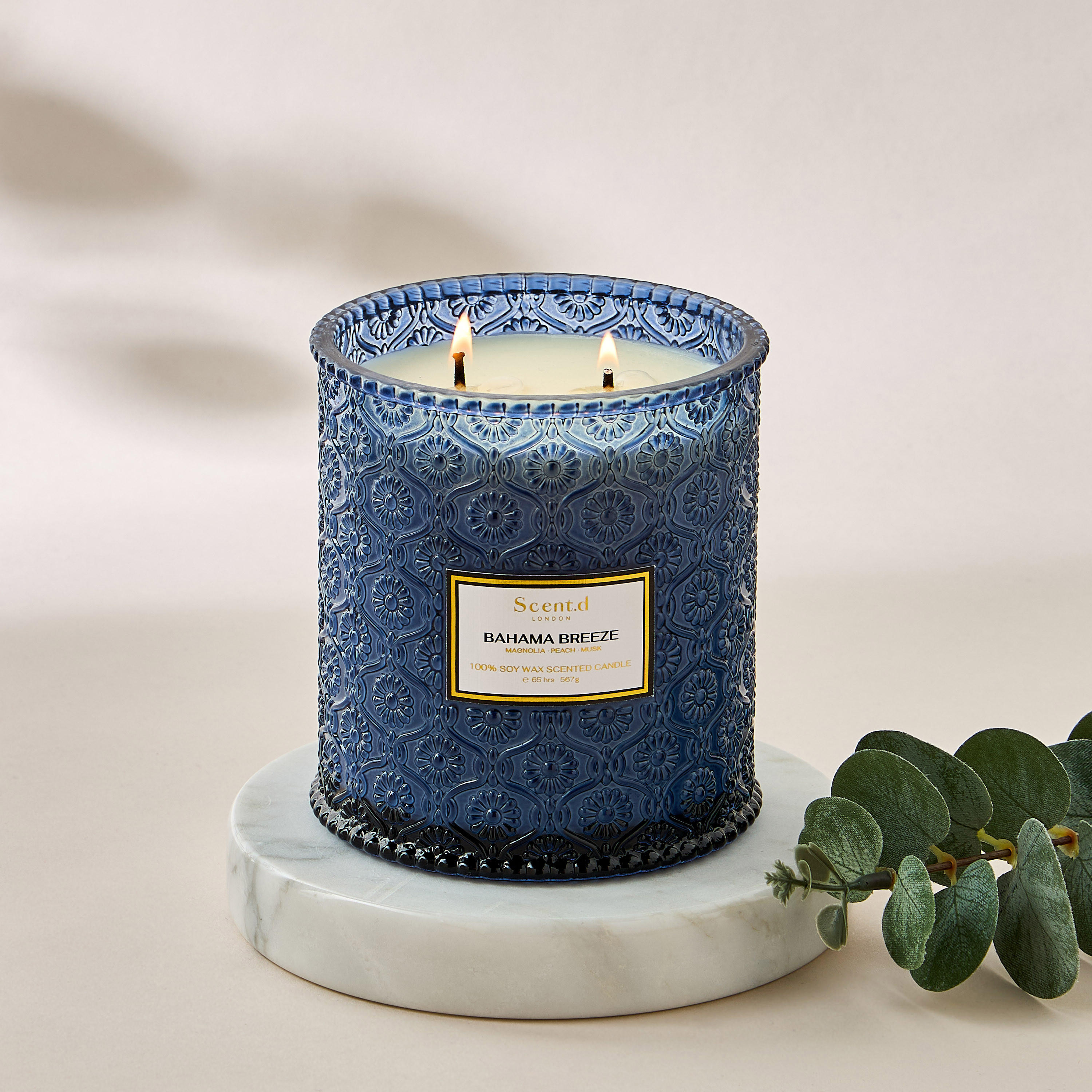 Scent.d London Fresh Cotton 2-Wick Jar Candle - 567 gms-household-homefragrance-candles-image-4