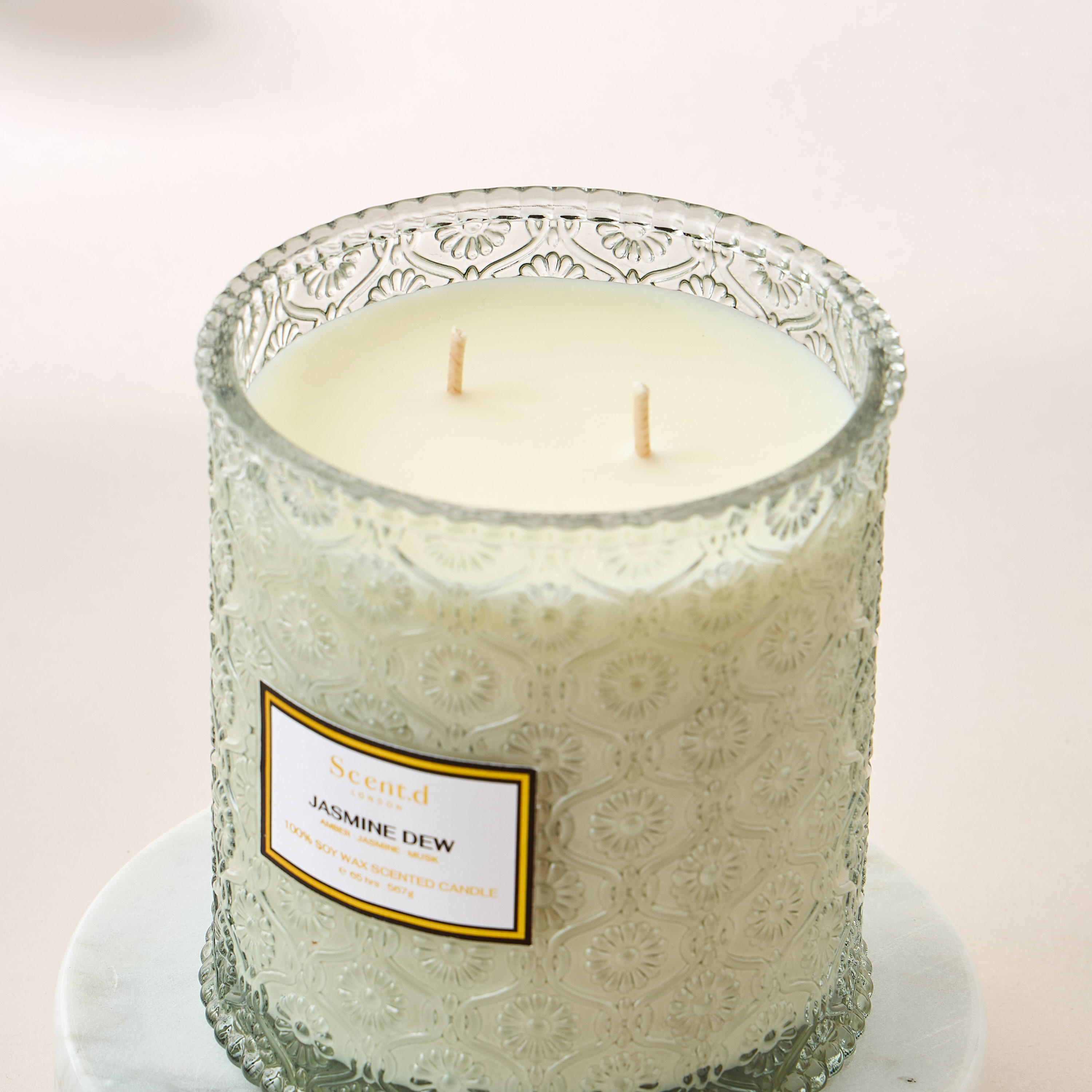 Scent.d London Fresh Cotton 2-Wick Jar Candle - 567 gms-household-homefragrance-candles-image-3