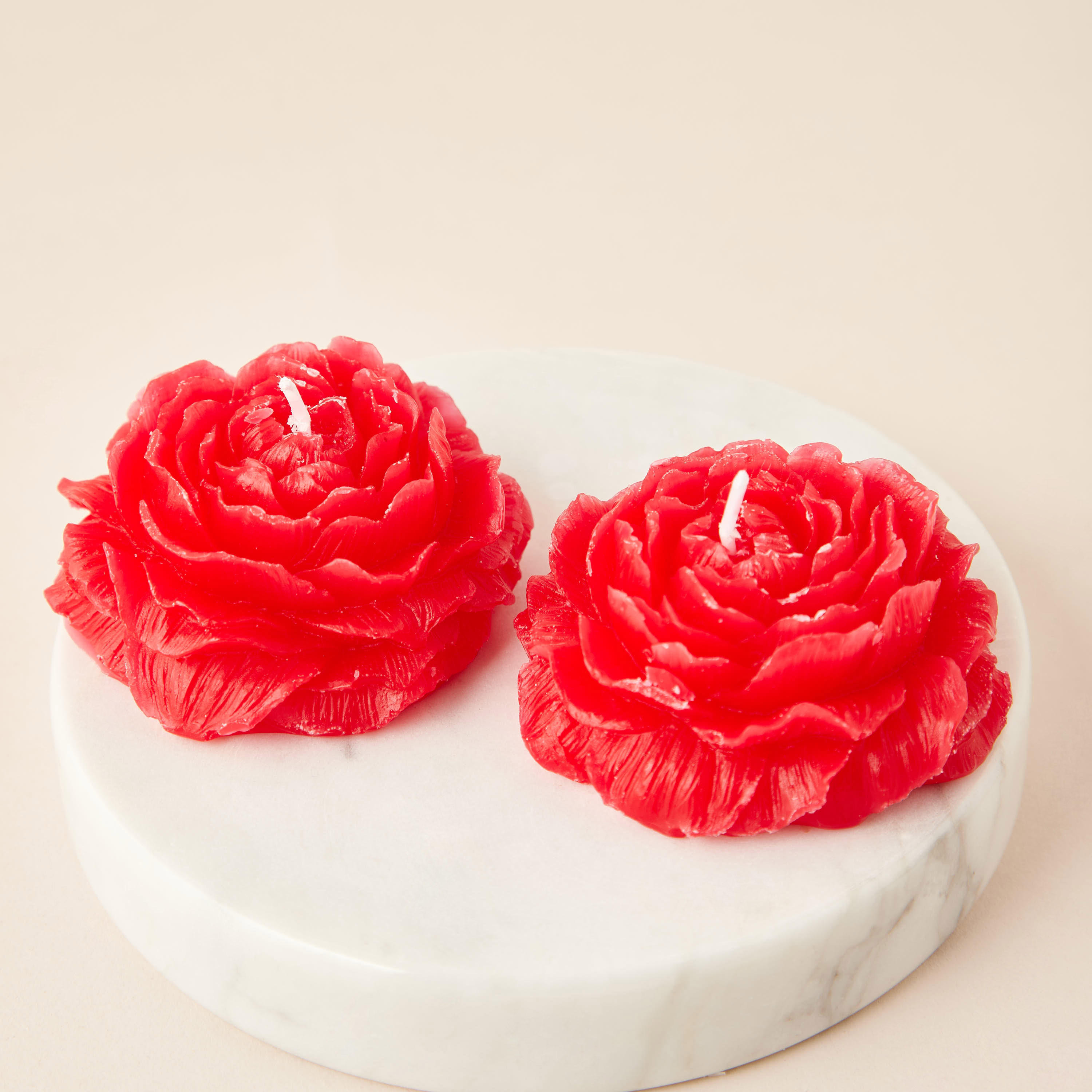 شمعة ديكور معطرة على شكل وردة - طقم من قطعتين-household-homefragrance-candles-image-3