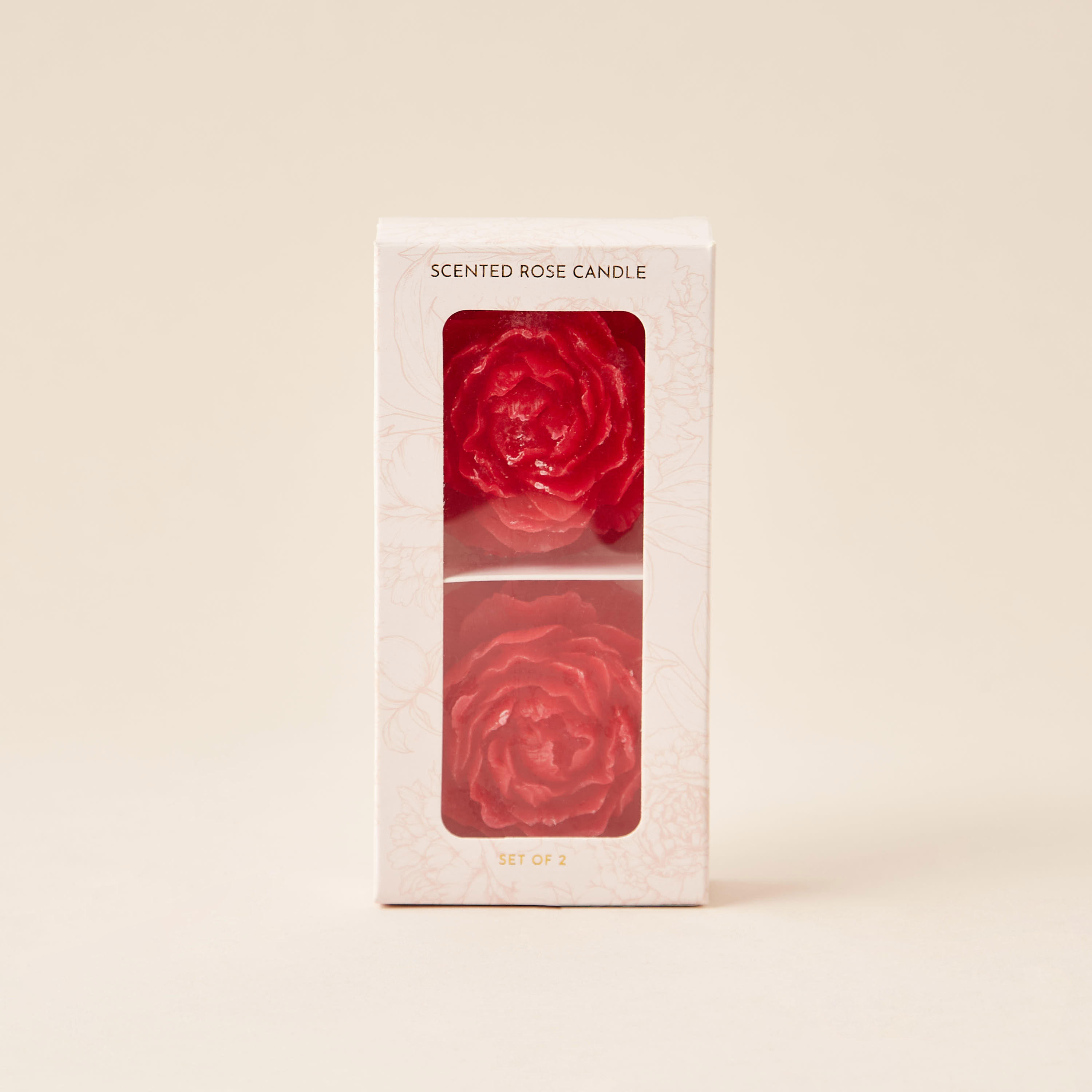 شمعة ديكور معطرة على شكل وردة - طقم من قطعتين-household-homefragrance-candles-image-4