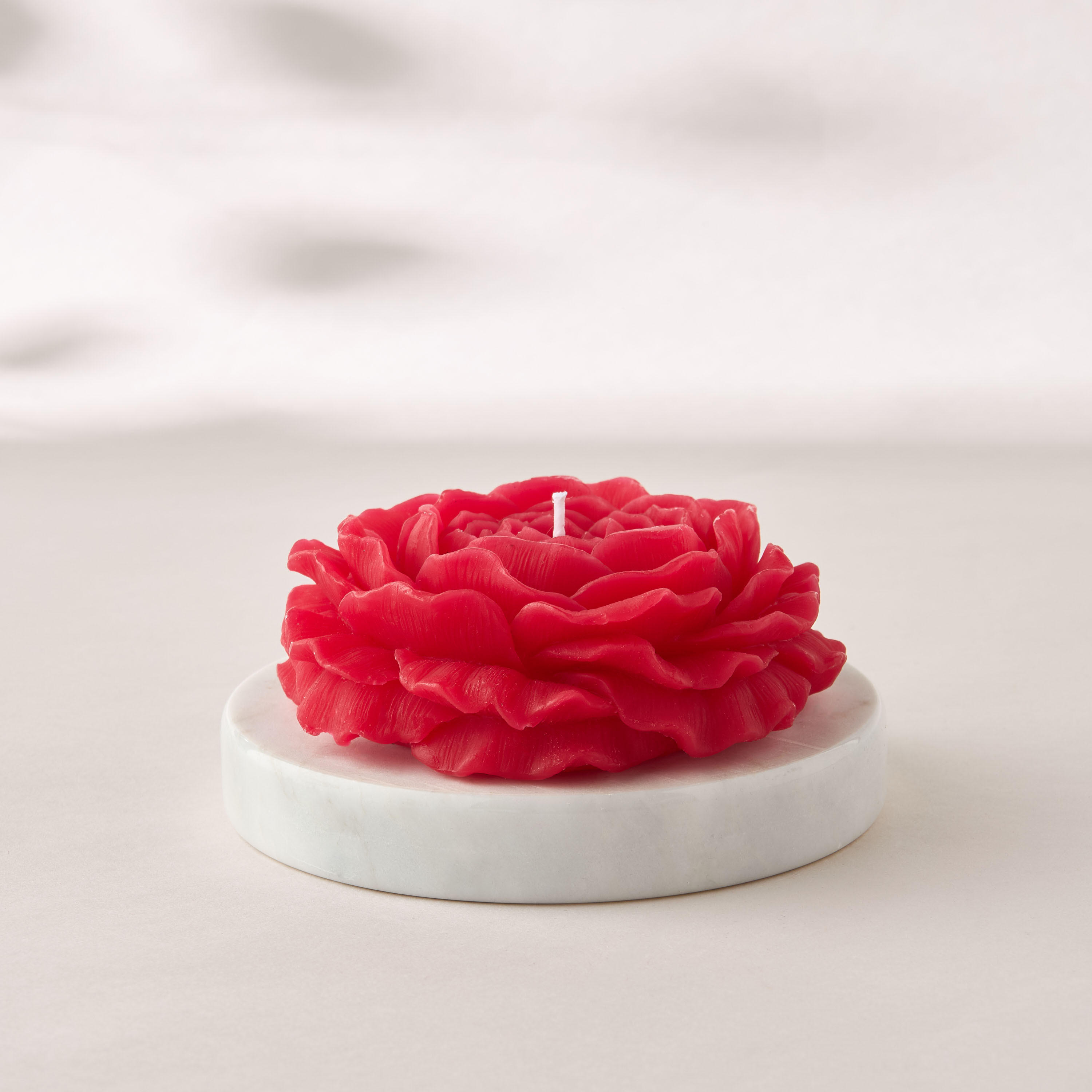 Rose Shaped Scented Decorative Candle - Set of 2-household-homefragrance-candles-image-2