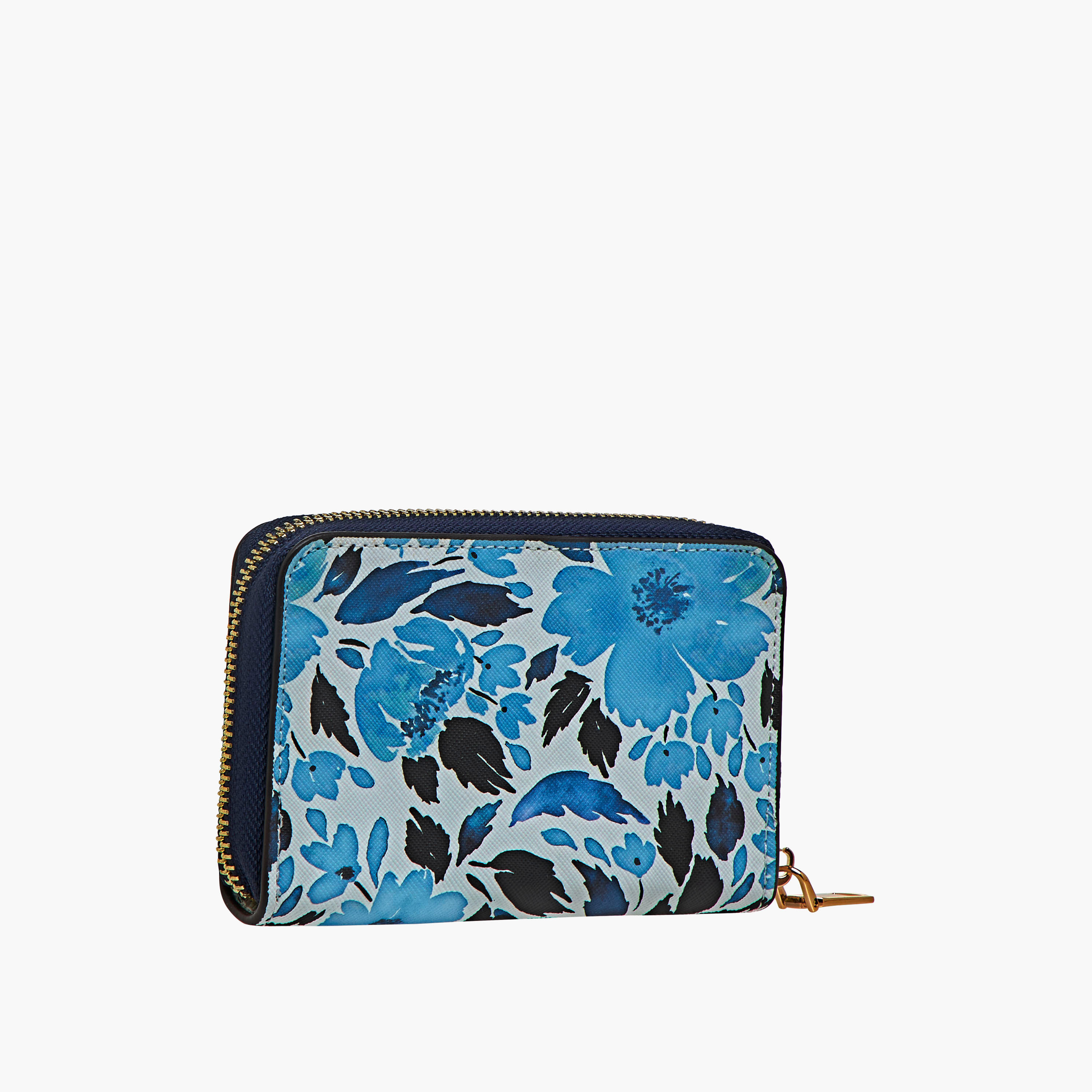 Sasha Floral Print Zip Around Wallet with Zip Closure-women-bagsandwallets-wallets-image-2