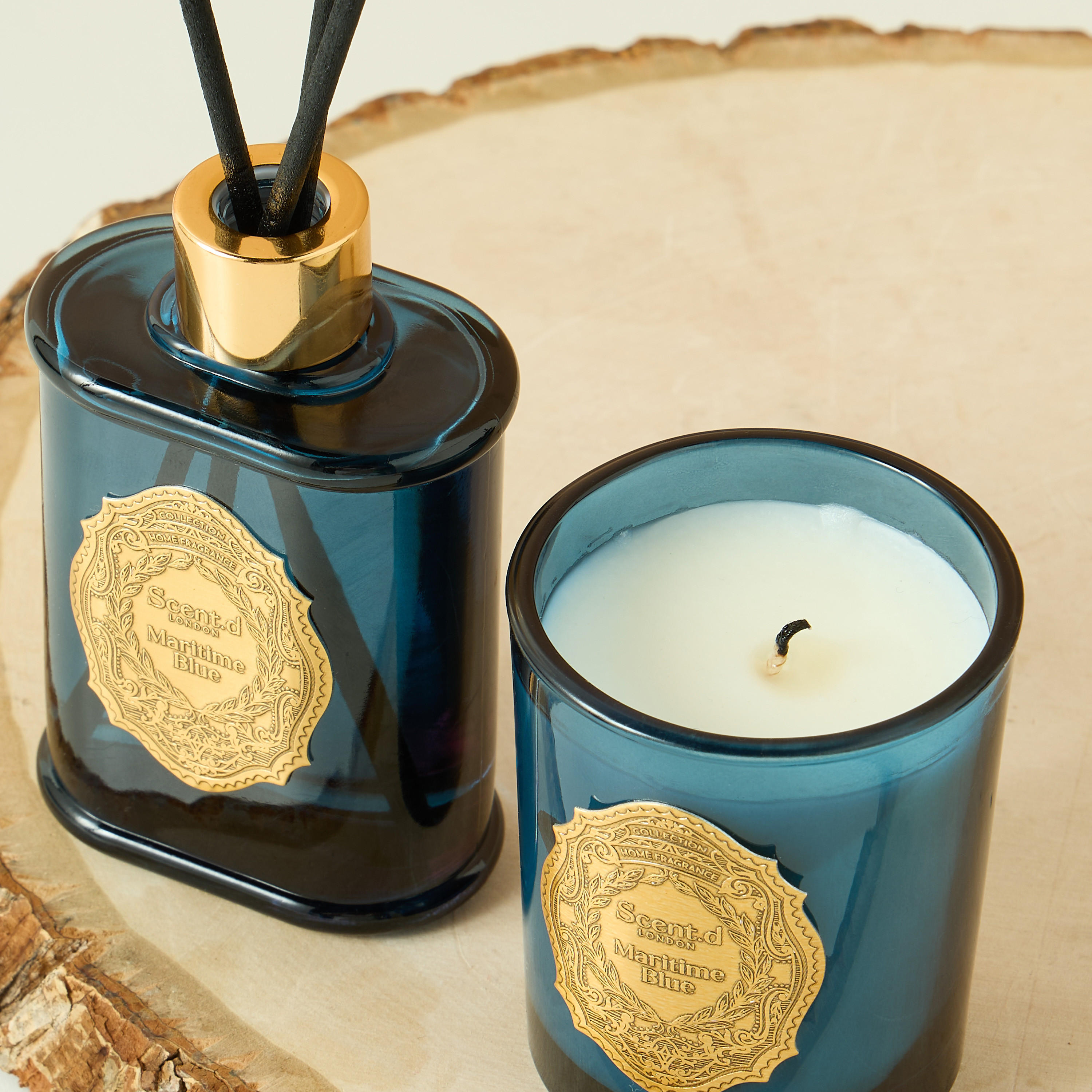 Scent.d London 2-Piece Oriental Luxe Black Saffron Scented Candle and Reed Diffuser Gift Set-household-homefragrance-fragrancegiftset-image-4