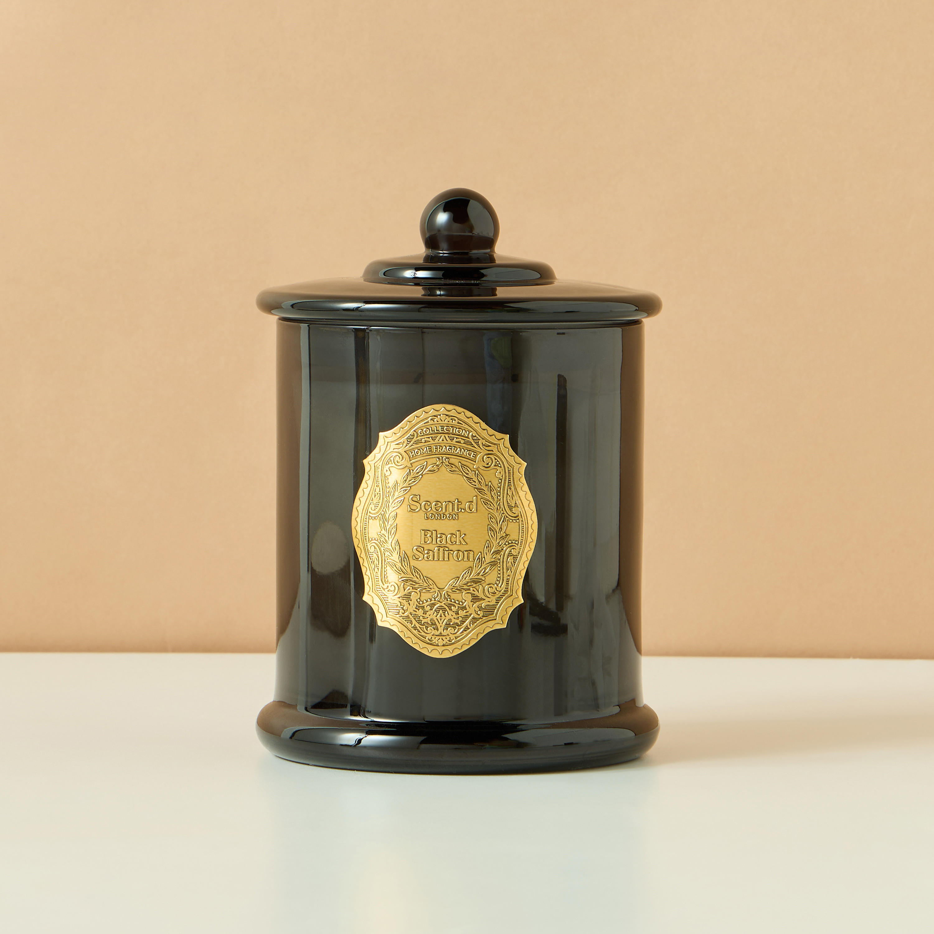 Scent.d London Oriental Luxe Dark Rose Scented Jar Candle - 360 gms-household-homefragrance-candles-image-2