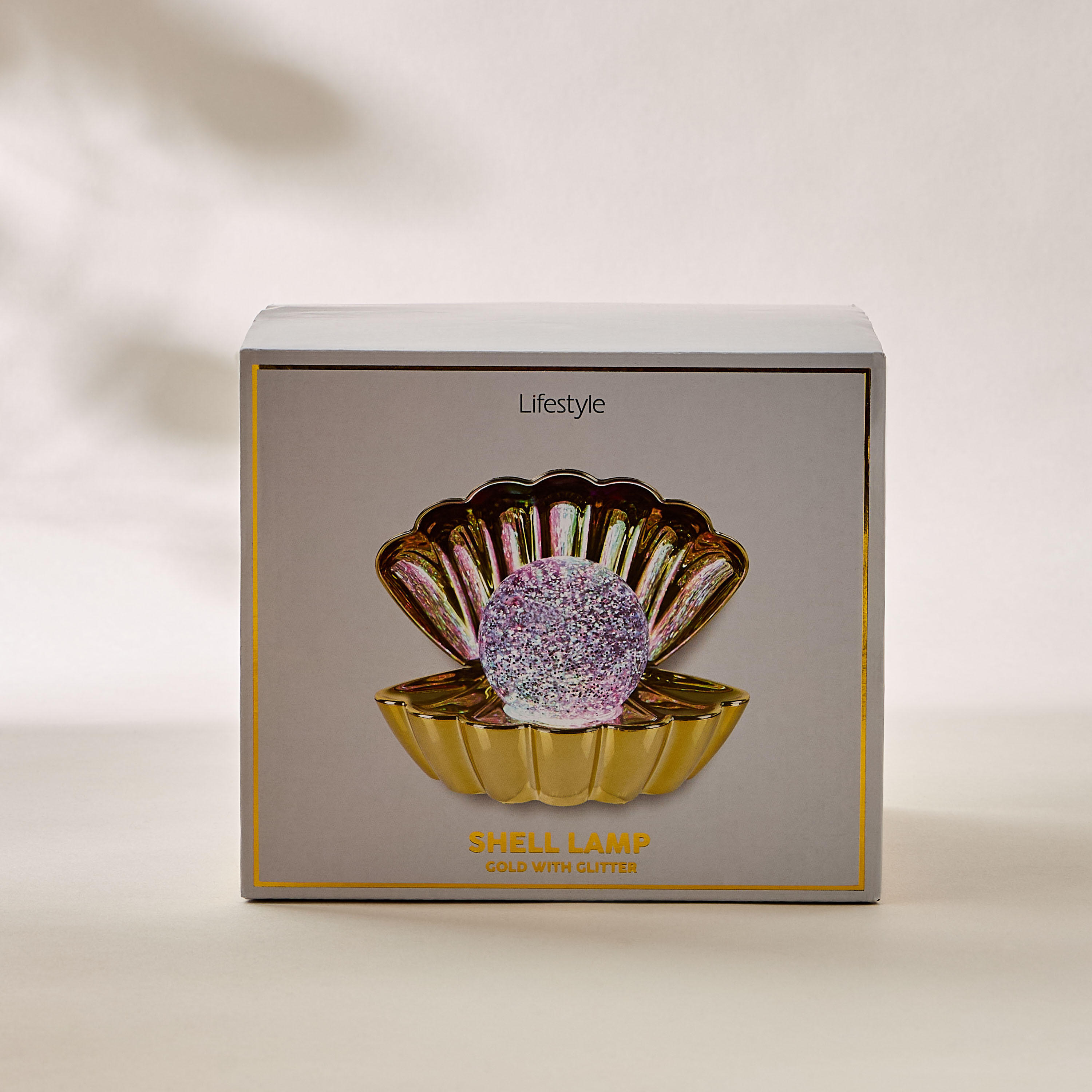 Pearl Shell Patterned Lamp with Glitter-household-decor-decorativeobjectsandsculptures-image-6