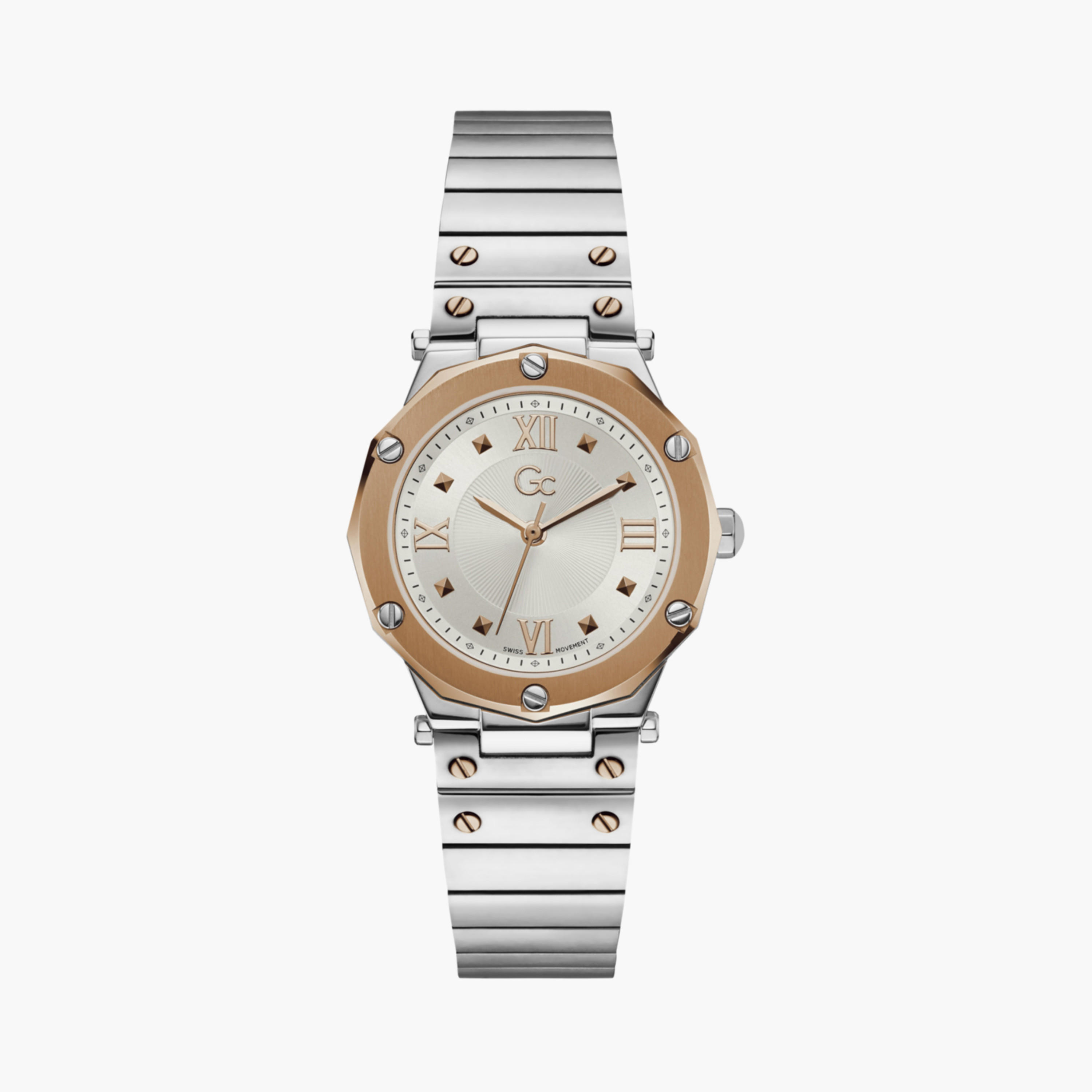 GC Women's 36 MM Silver Analog Stainless Steel Watch | Y60002L1MF-women-watchesandjewellery-watches-image-1