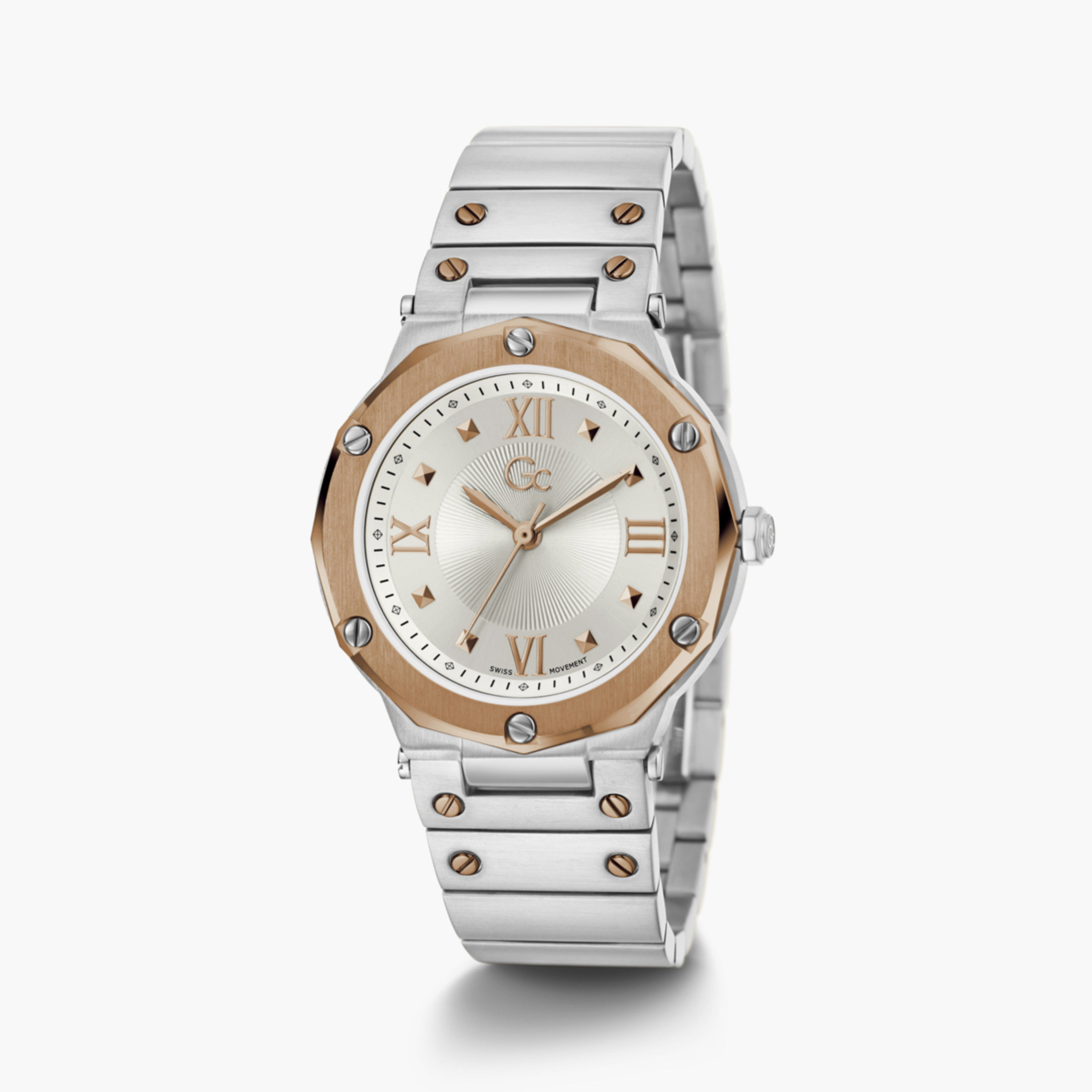 GC Women's 36 MM Silver Analog Stainless Steel Watch | Y60002L1MF-women-watchesandjewellery-watches-image-2