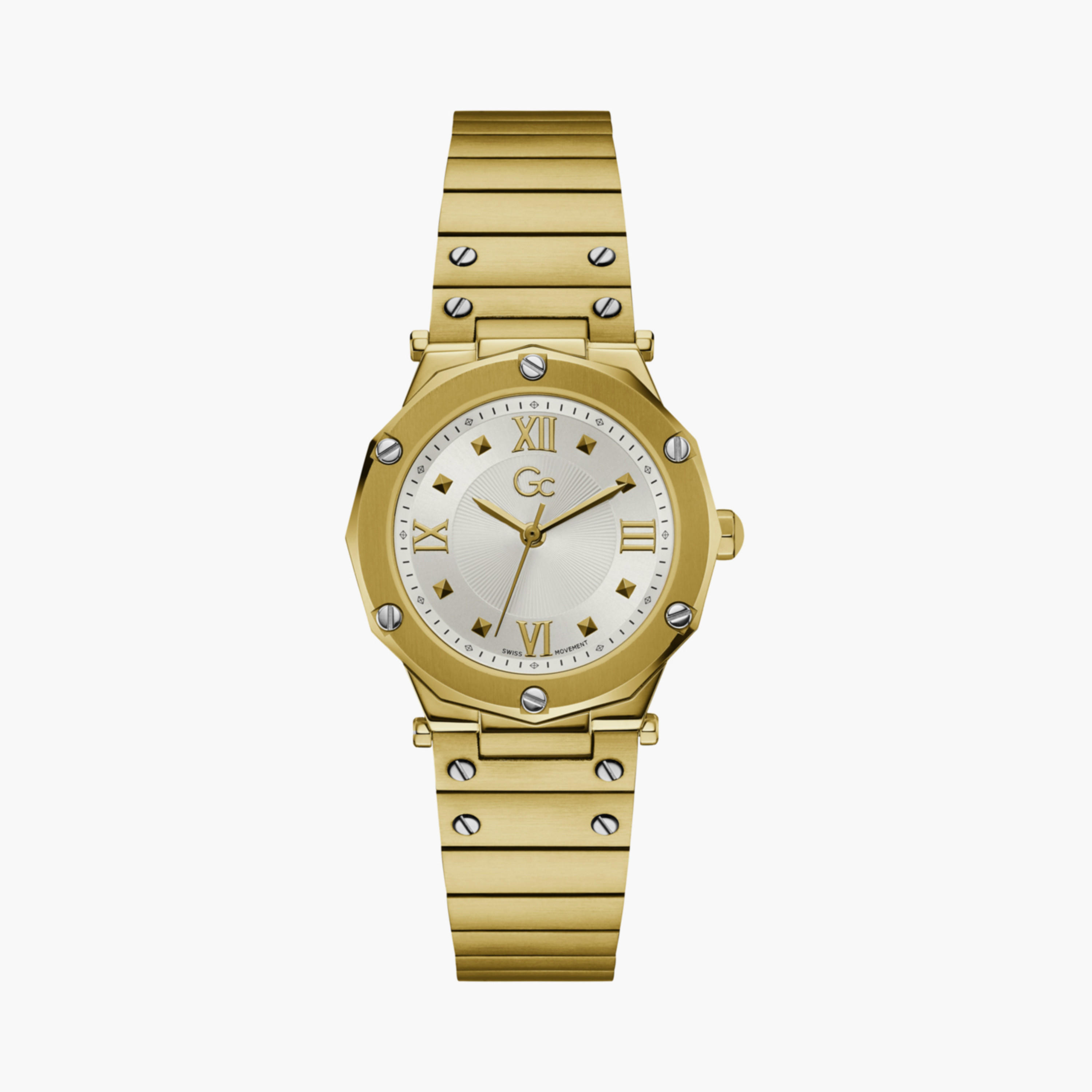 GC Women's 36 MM Silver Analog Stainless Steel Watch | Y60002L1MF-women-watchesandjewellery-watches-image-1