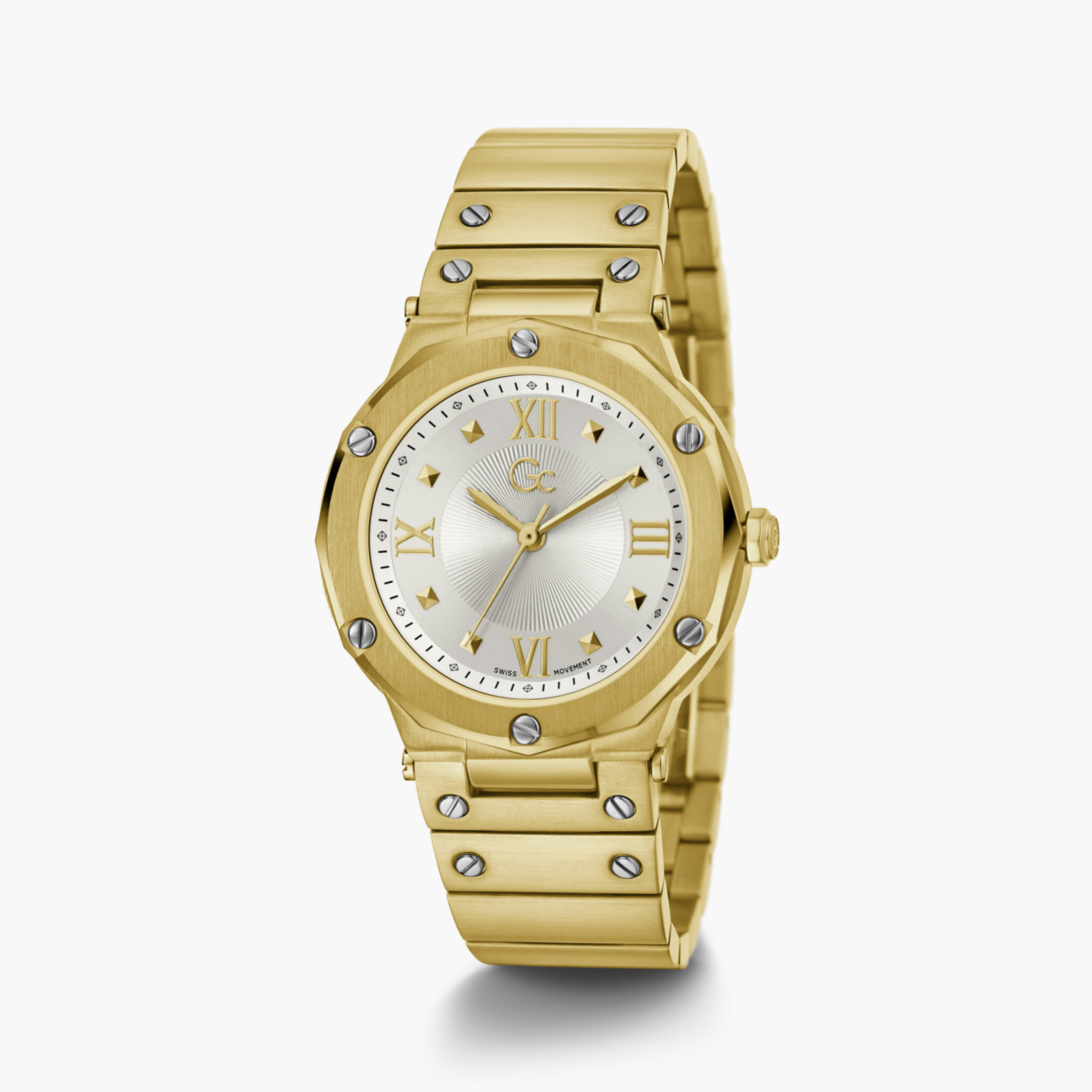 GC Women's 36 MM Silver Analog Stainless Steel Watch | Y60002L1MF-women-watchesandjewellery-watches-image-2