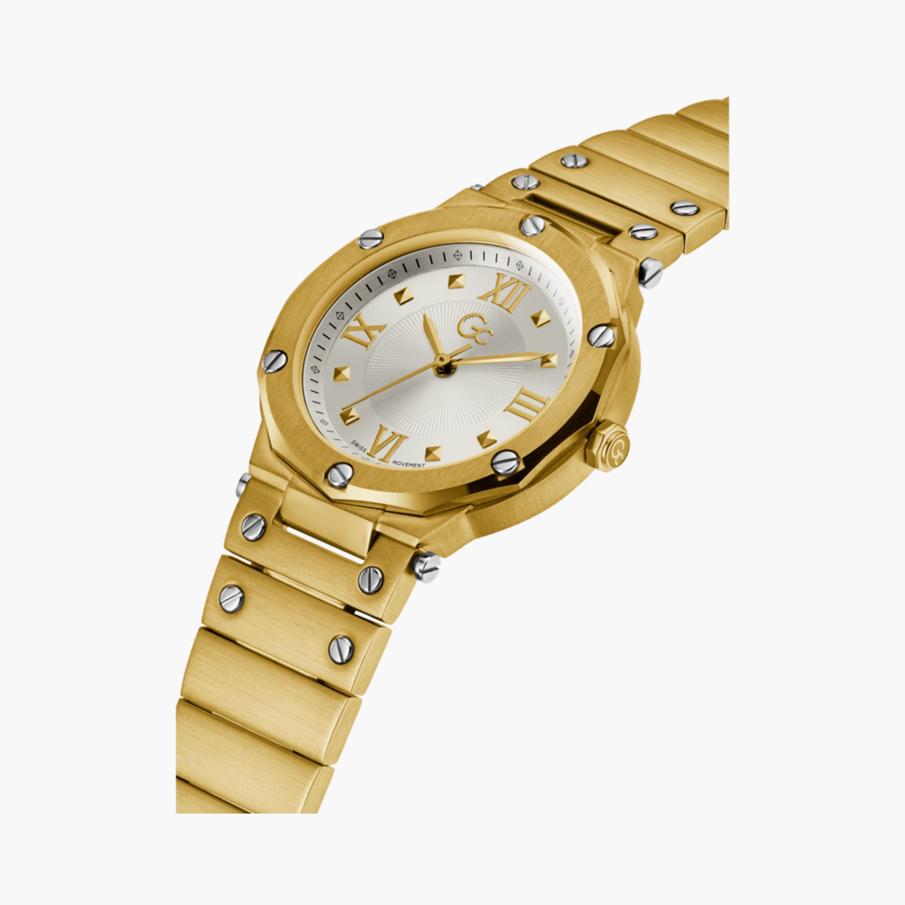 GC Women's 36 MM Silver Analog Stainless Steel Watch | Y60002L1MF-women-watchesandjewellery-watches-image-11