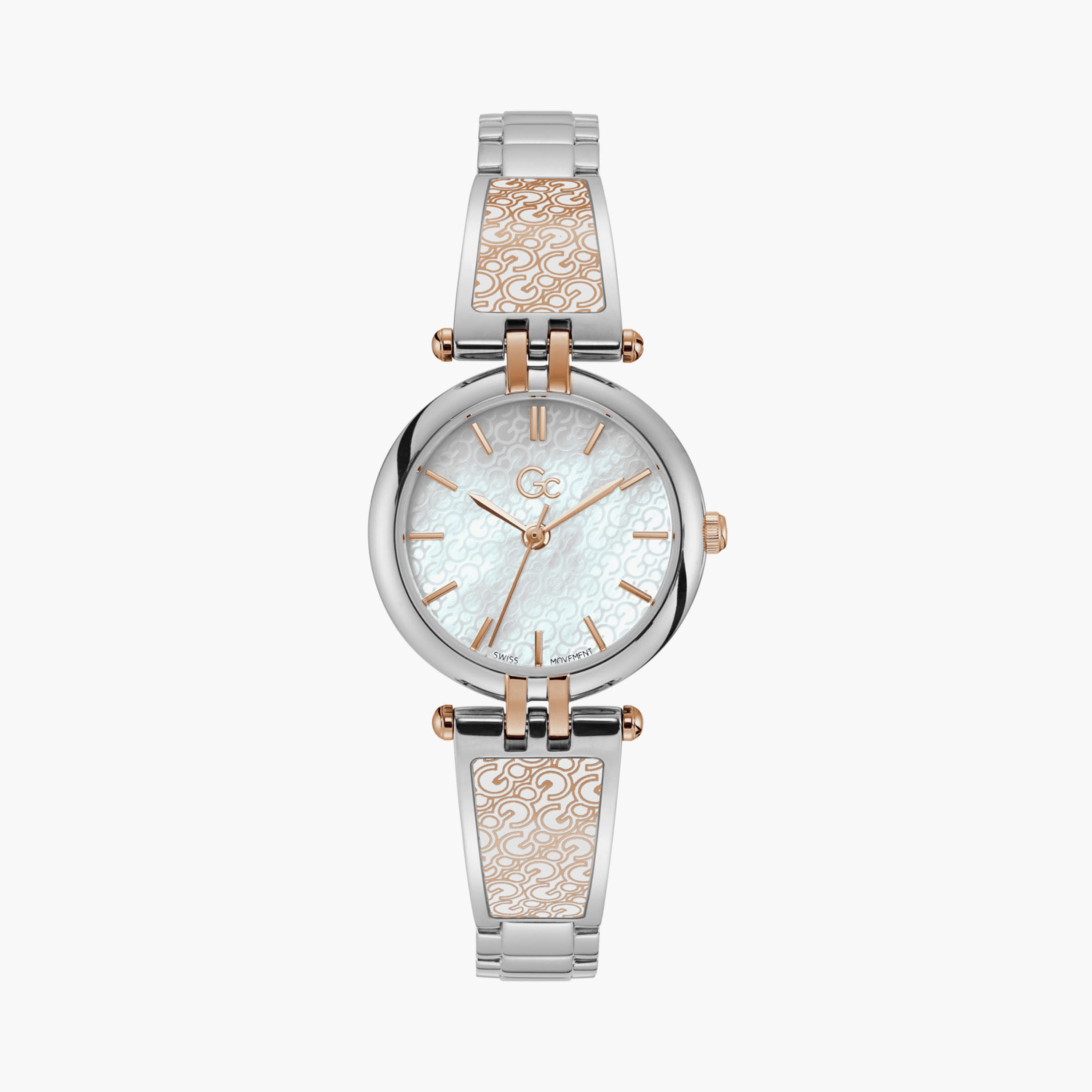 ساعة GC للنساء 32 مم فضة بعرض تناظري من الستانلس ستيل | Y73005L1MF-women-watchesandjewellery-watches-image-1