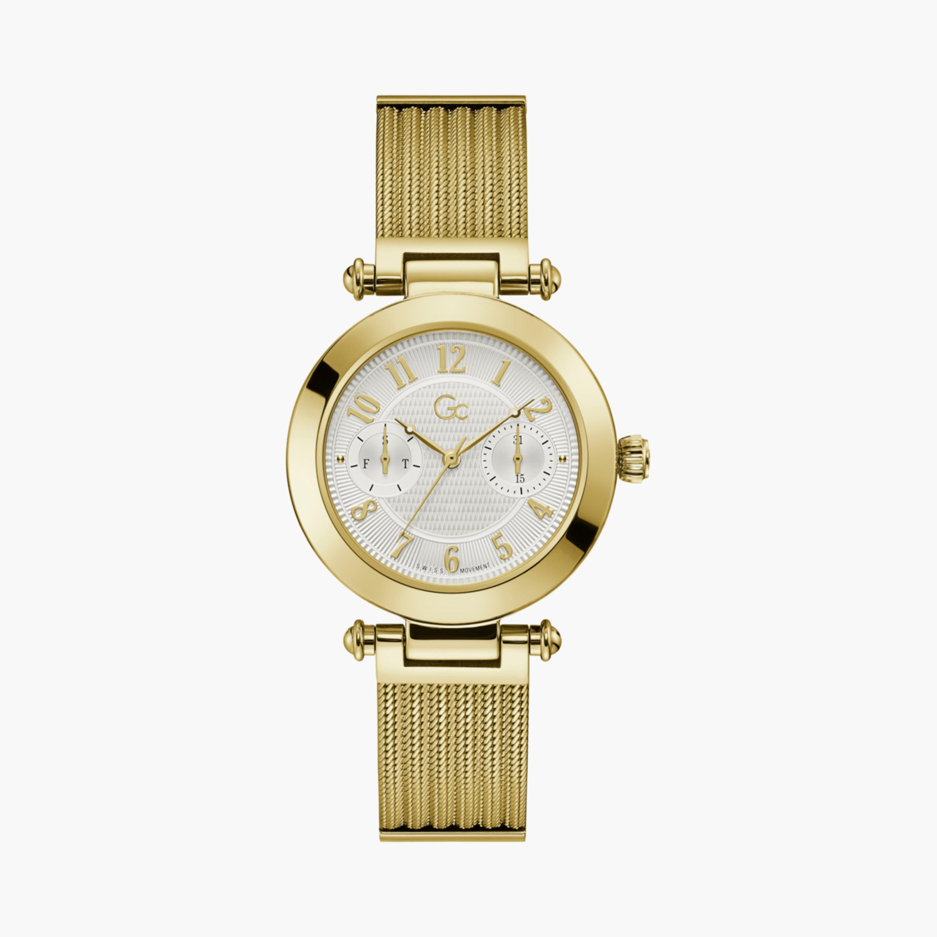 GC Women's 36 MM Gold Analog Stainless Steel Watch | Y48003L7MF-women-watchesandjewellery-watches-image-1