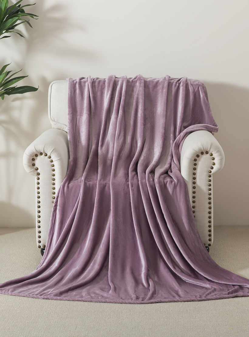 Luxury Soft Plush Flannel Blanket - 150x200 cms-household-bedding-blankets-image-1