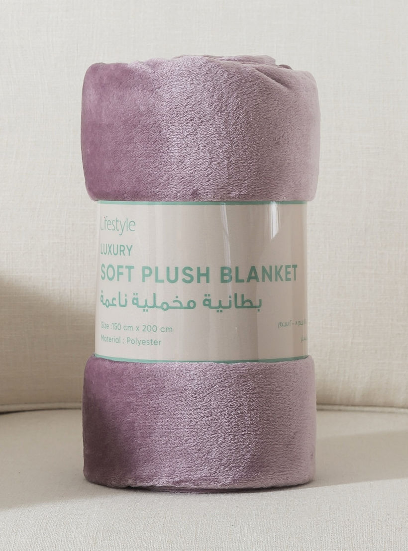 Luxury Soft Plush Flannel Blanket - 150x200 cms-household-bedding-blankets-image-7