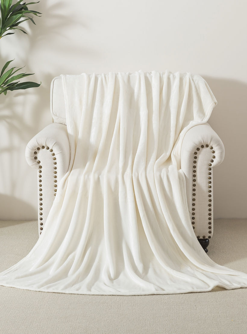 Luxury Soft Plush Flannel Blanket - 200x200 cm-household-bedding-blankets-image-1