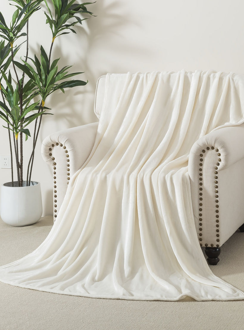 Luxury Soft Plush Flannel Blanket - 200x200 cm-household-bedding-blankets-image-2