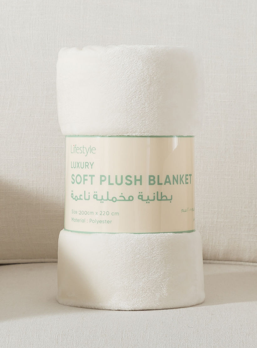 Luxury Soft Plush Flannel Blanket - 200x200 cm-household-bedding-blankets-image-7