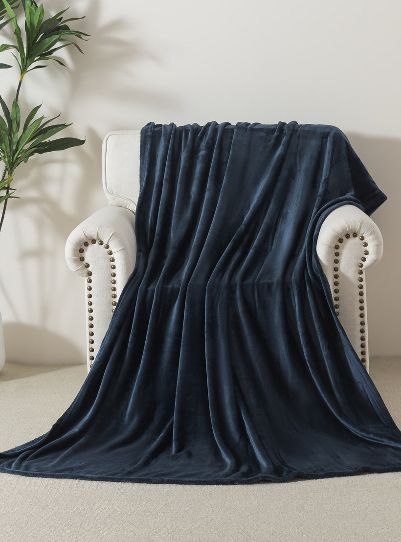 Luxury Soft Plush Flannel Blanket - 200x200 cms-household-cushionsandthrows-throwsandblankets-blankets-image-1