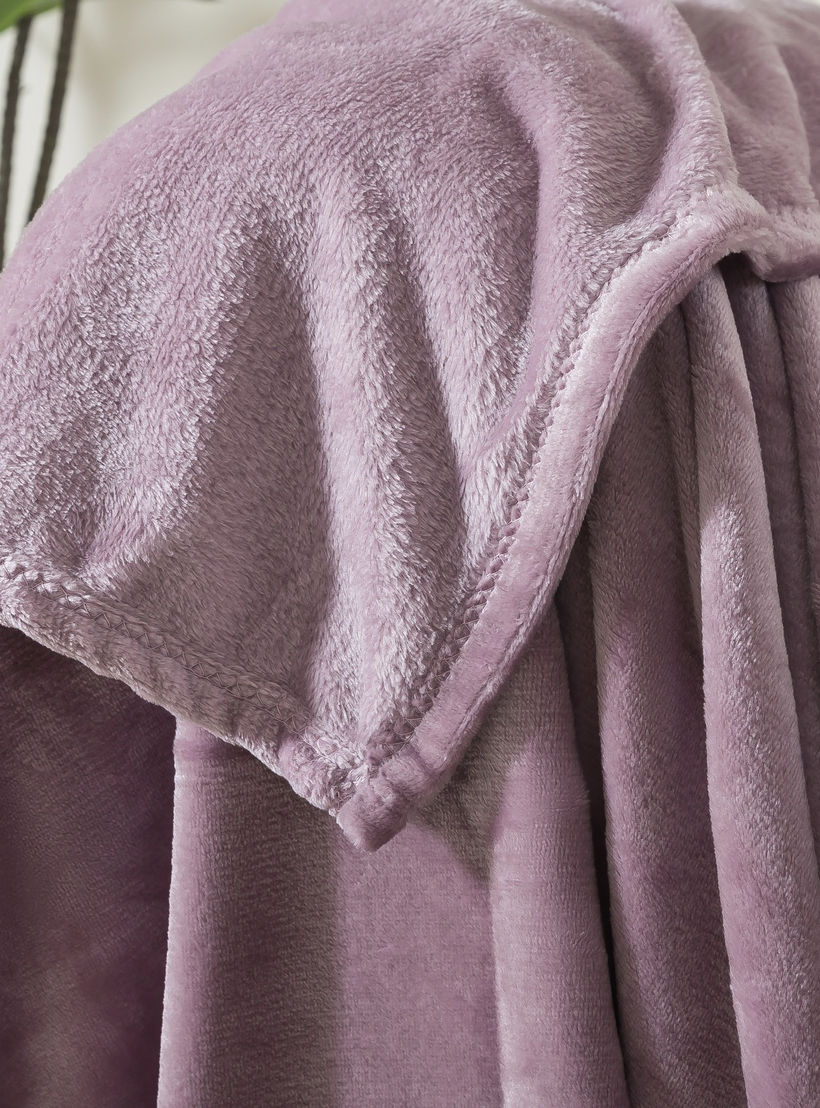 Luxury Soft Plush Flannel Blanket - 200x200 cms-household-bedding-blankets-image-4